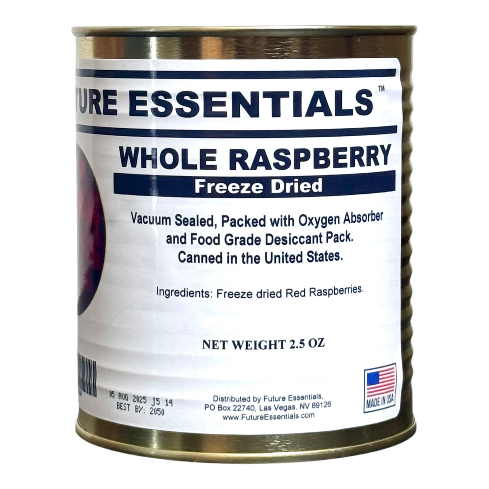 Sample Pack (6 Cans) of Future Essentials Freeze Dried Fruits and Vegetables
