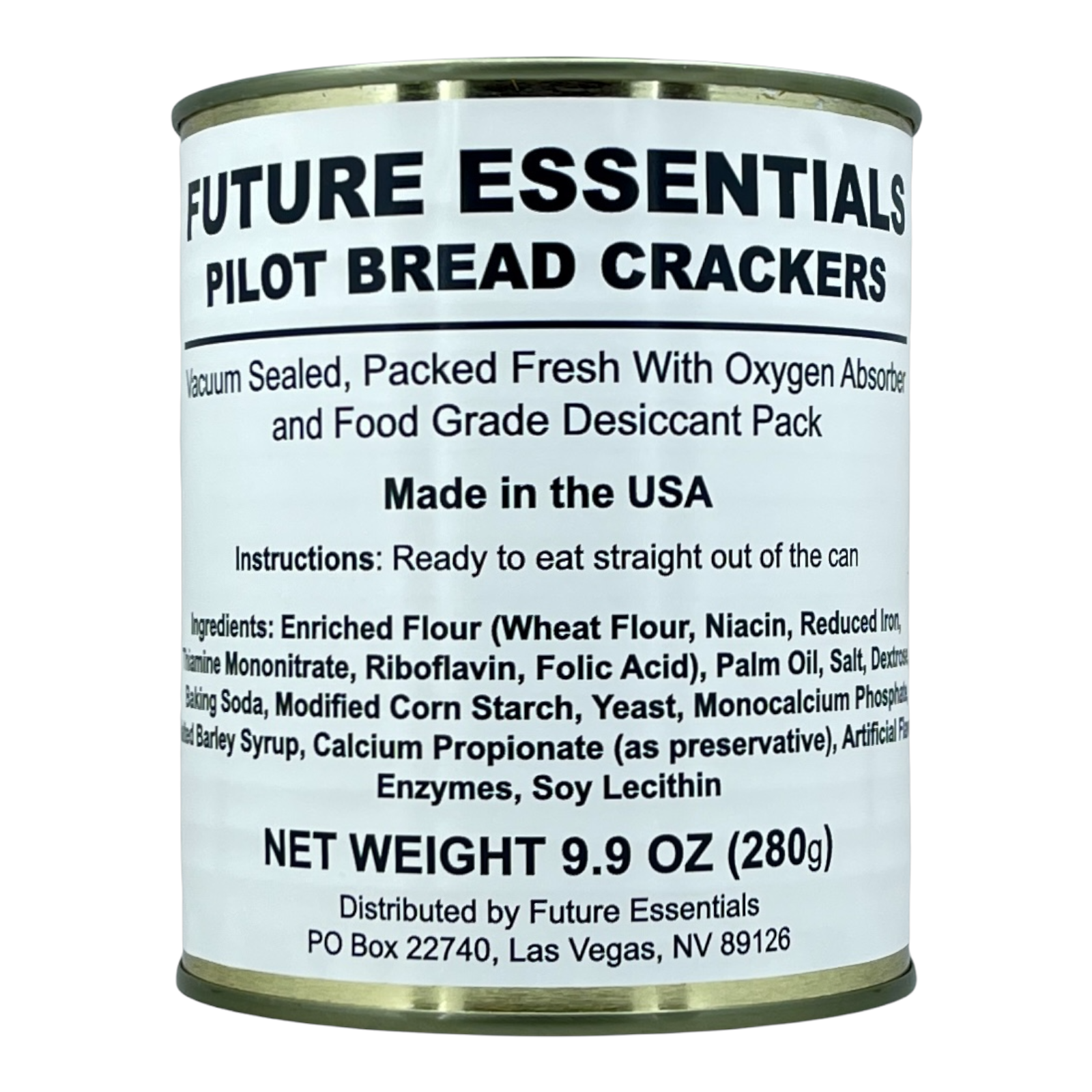 Survival Food Super Pack – 4 Cans of Disaster Preparedness Food (Butter, Bacon, Taco Beef, Pilot Bread)