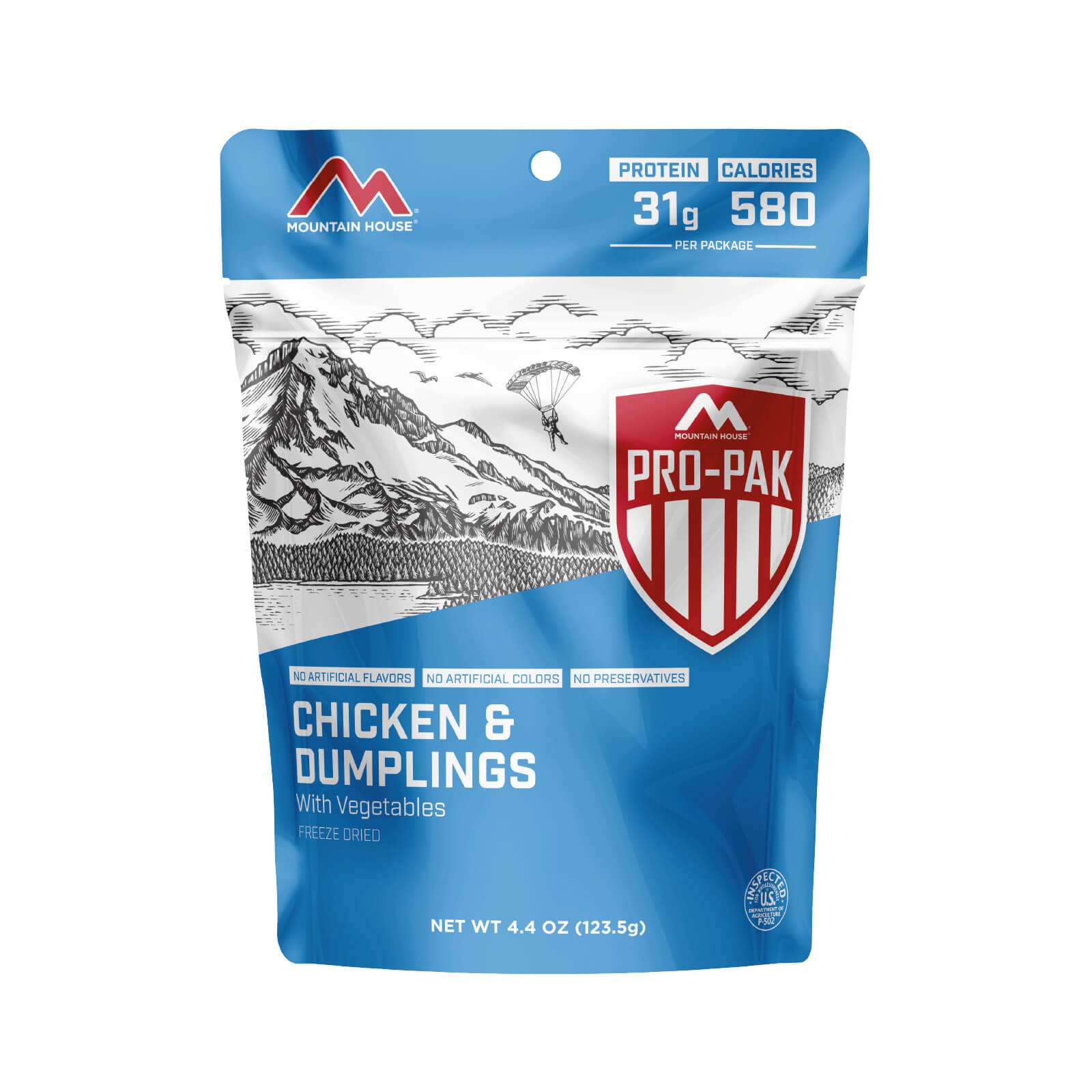 Chicken and Dumplings with Vegetables, Freeze Dried, PRO PAK by Mountain House