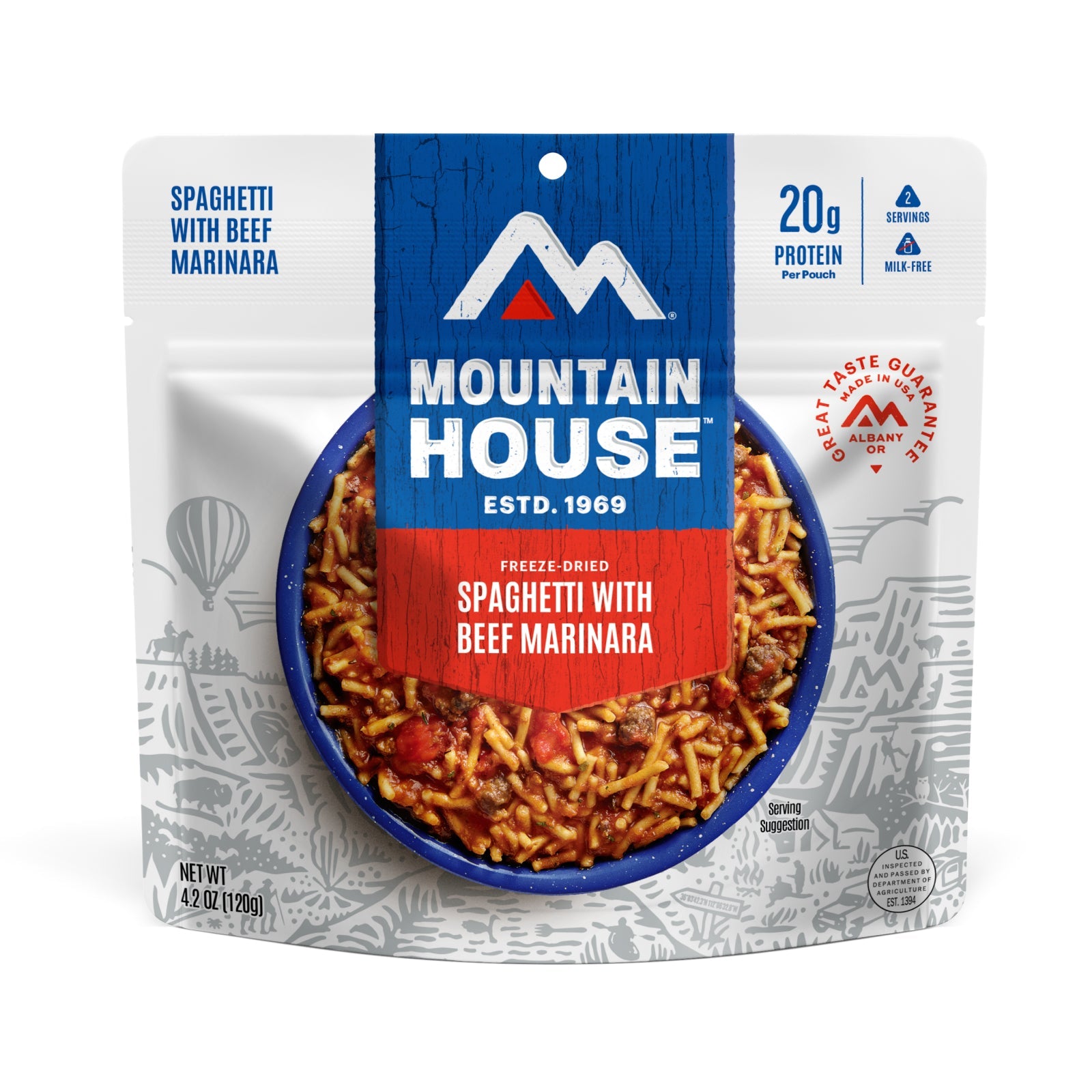 Freeze Dried Spaghetti With Beef Marinara, by Mountain House