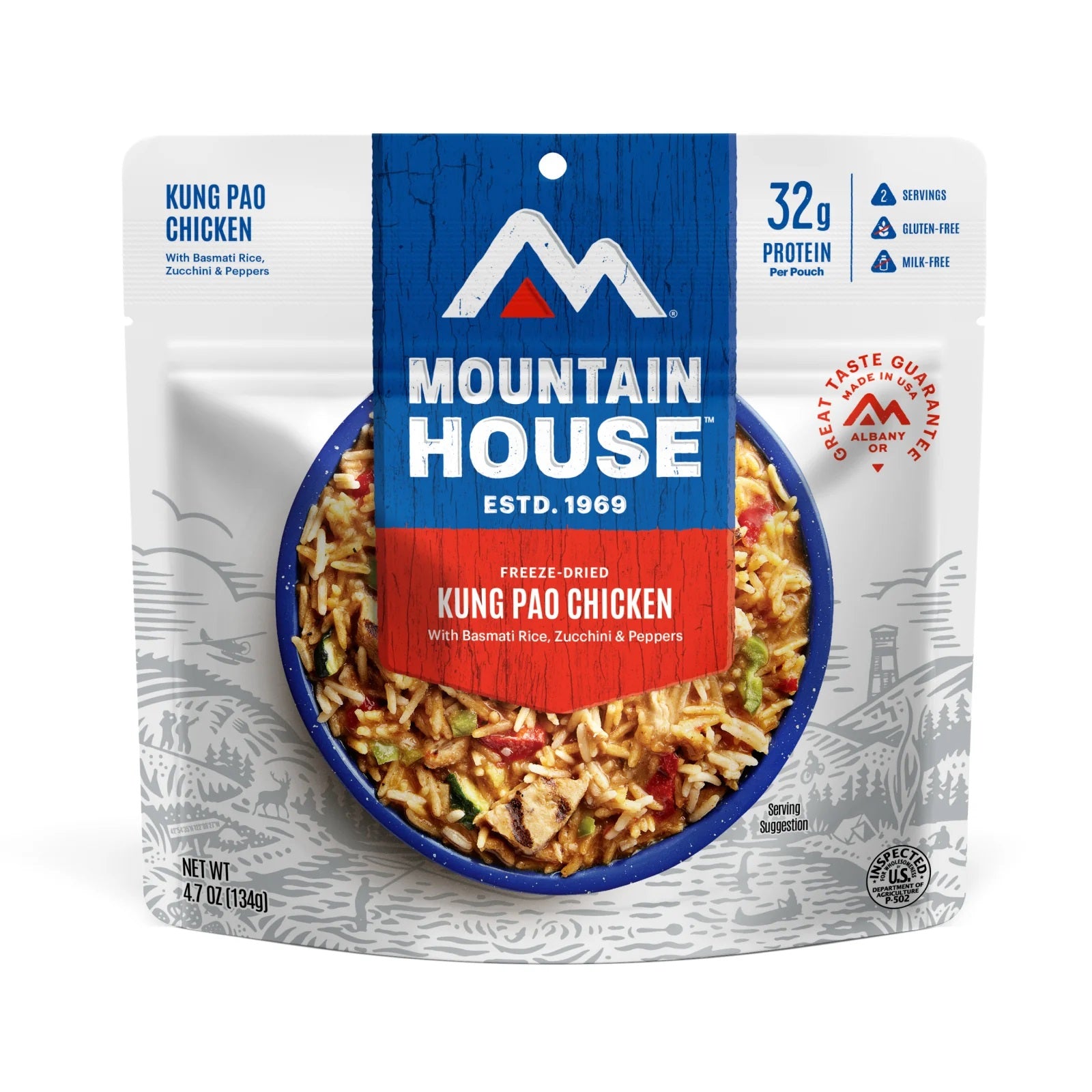 Kung Pao Chicken, Freeze Dried, Mountain House