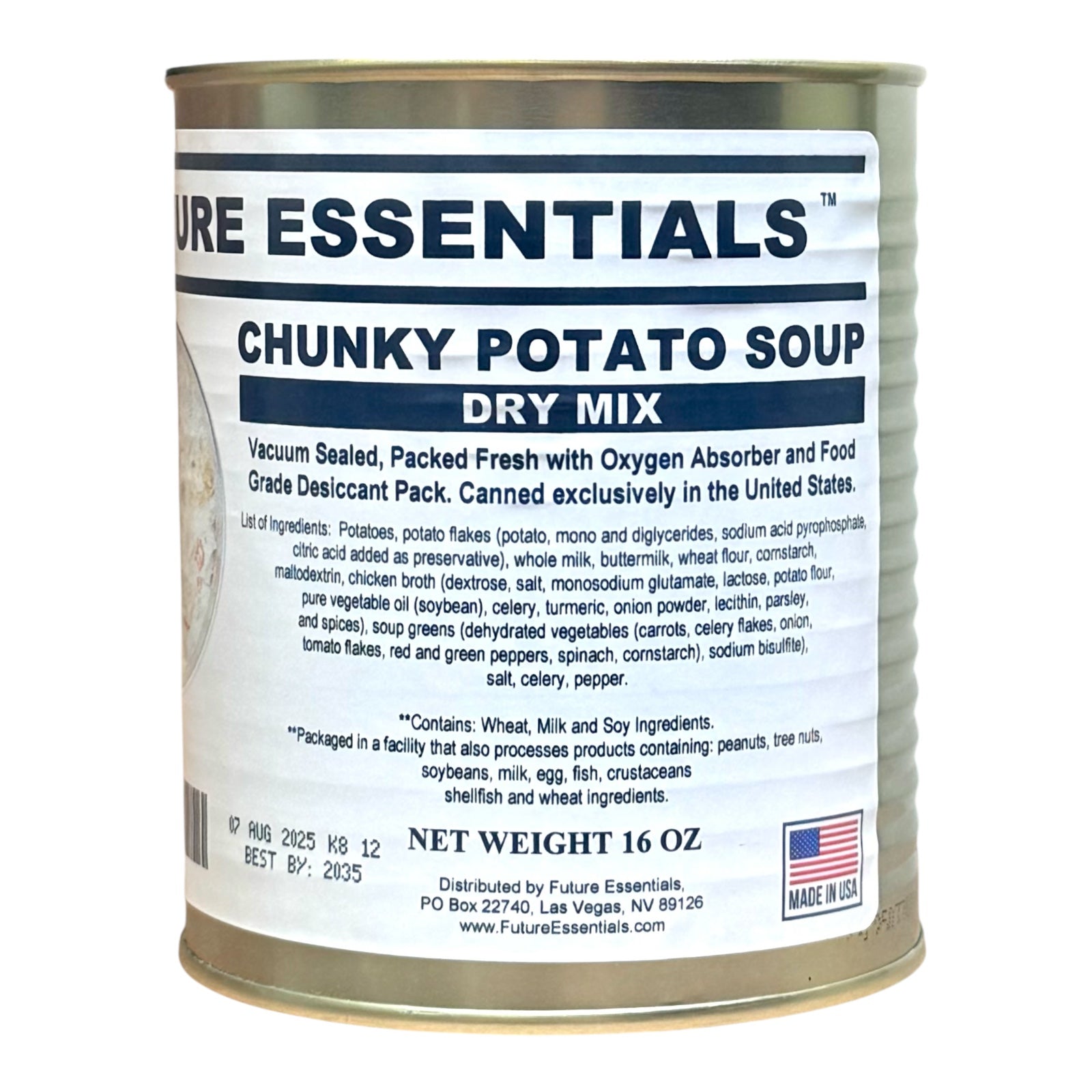 Case (12 Cans) of Future Essentials Canned Soup Variety