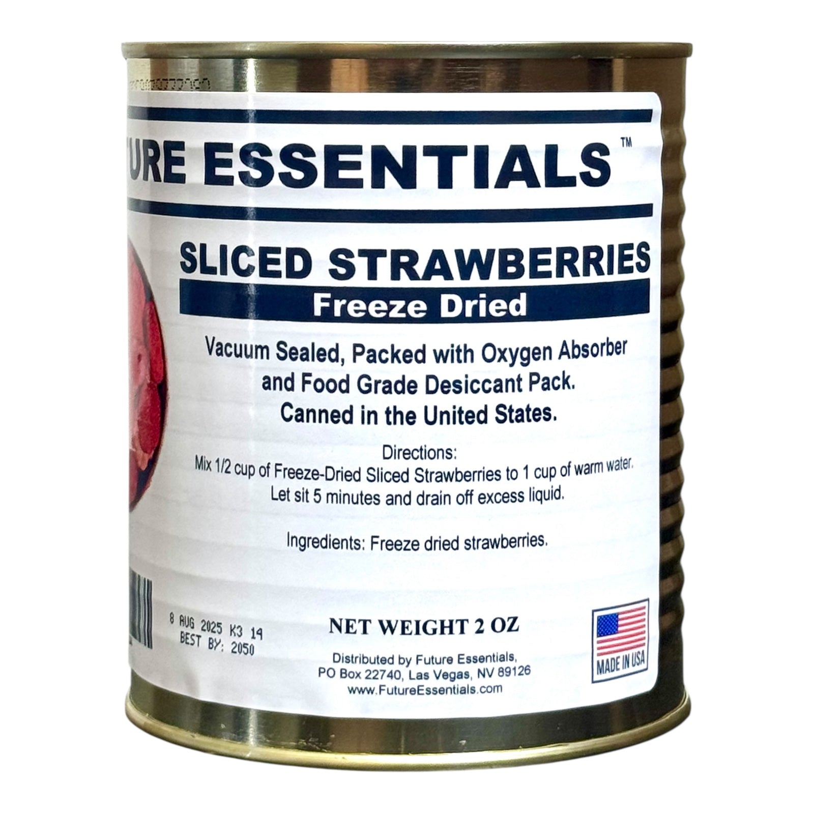 Sample Pack (6 Cans) of Future Essentials Freeze Dried Fruits and Vegetables