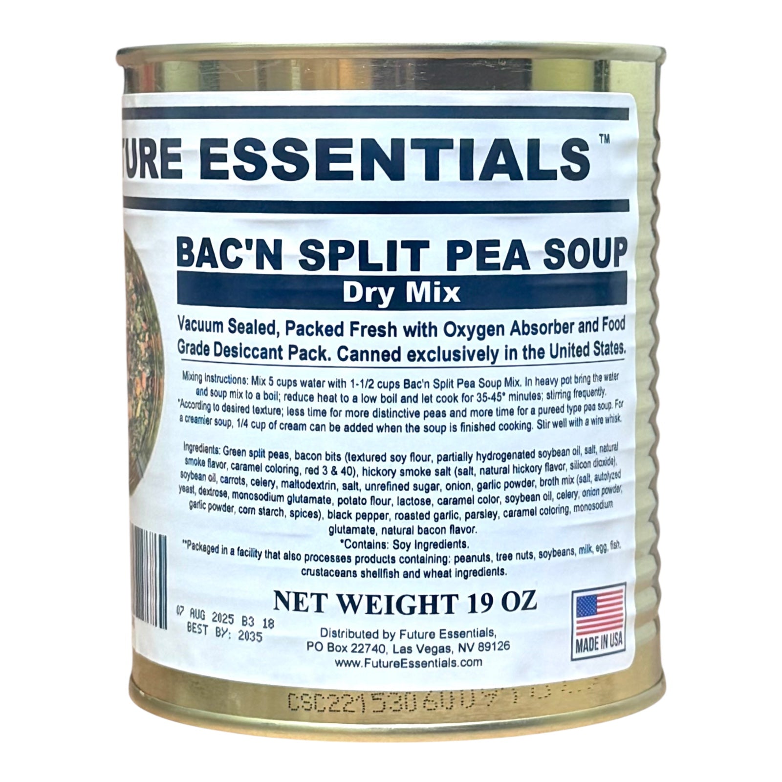Case (12 Cans) of Future Essentials Canned Soup Variety