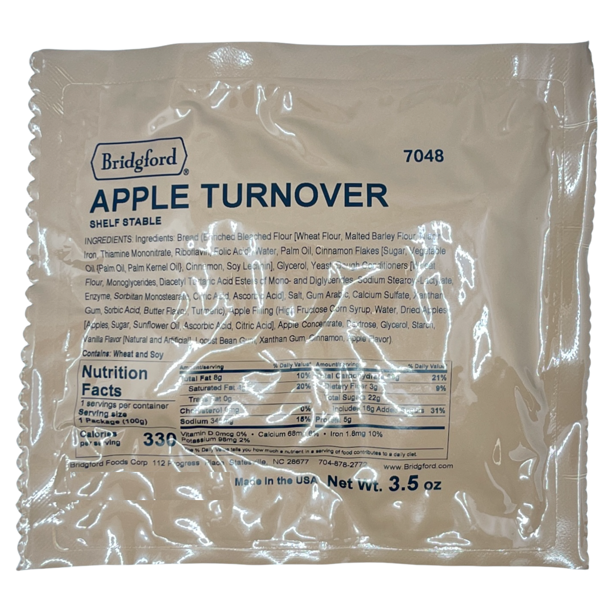MRE Dessert Apple Turnover by Bridgford