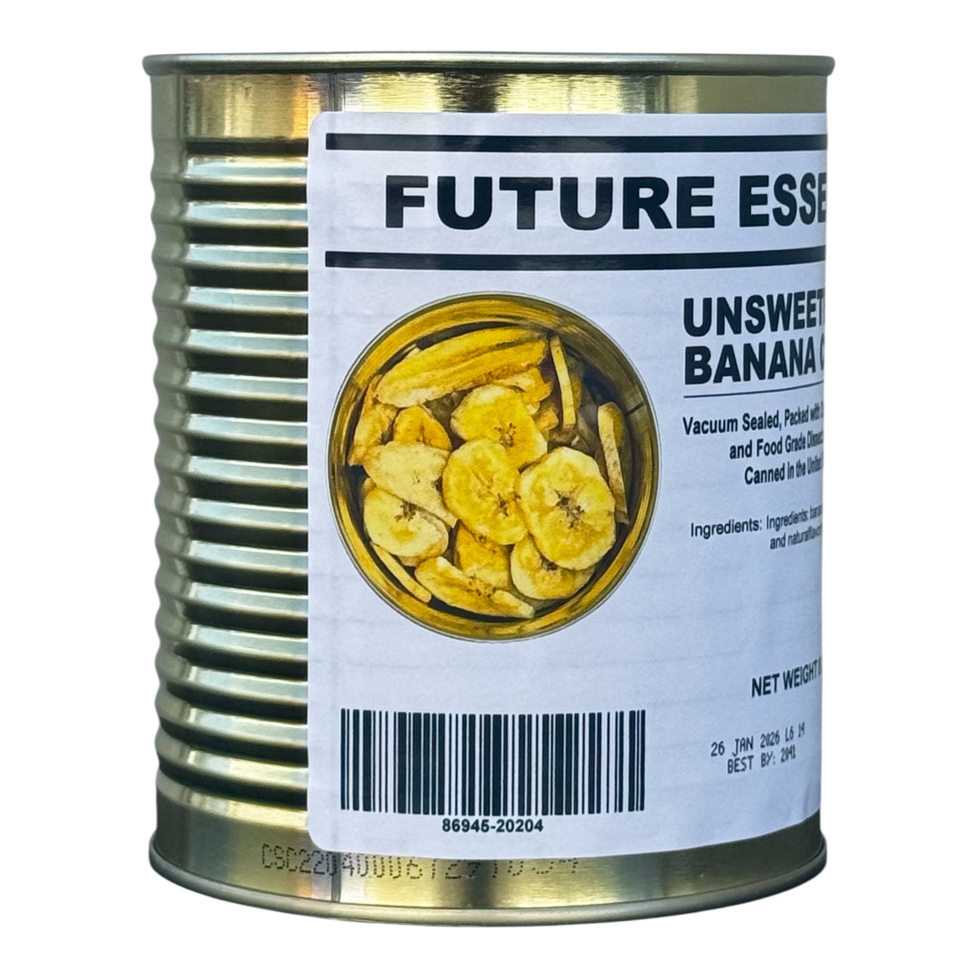 Future Essentials Dehydrated Unsweetened Banana Chips