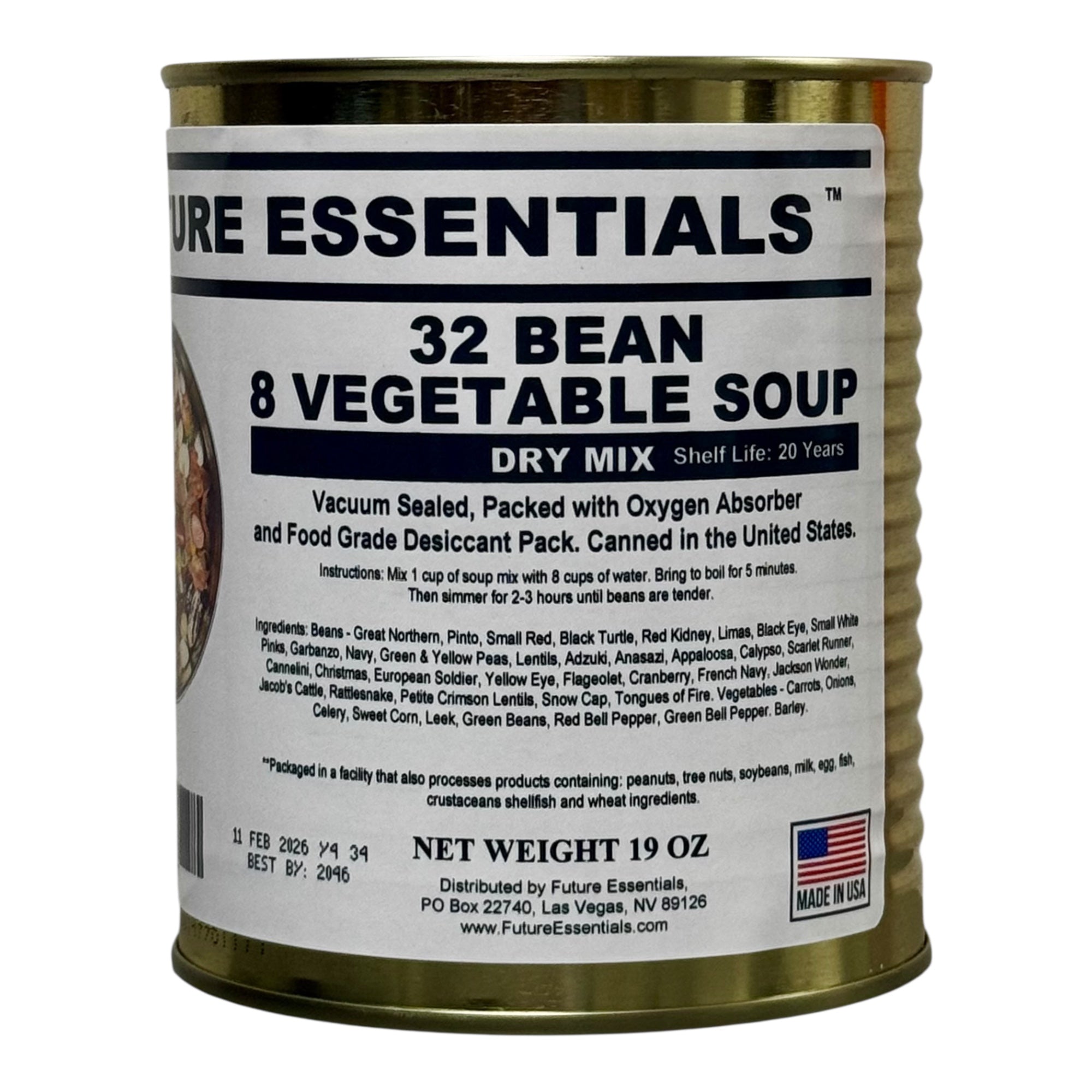 Future Essentials 32 Bean and 8 Vegetable Soup