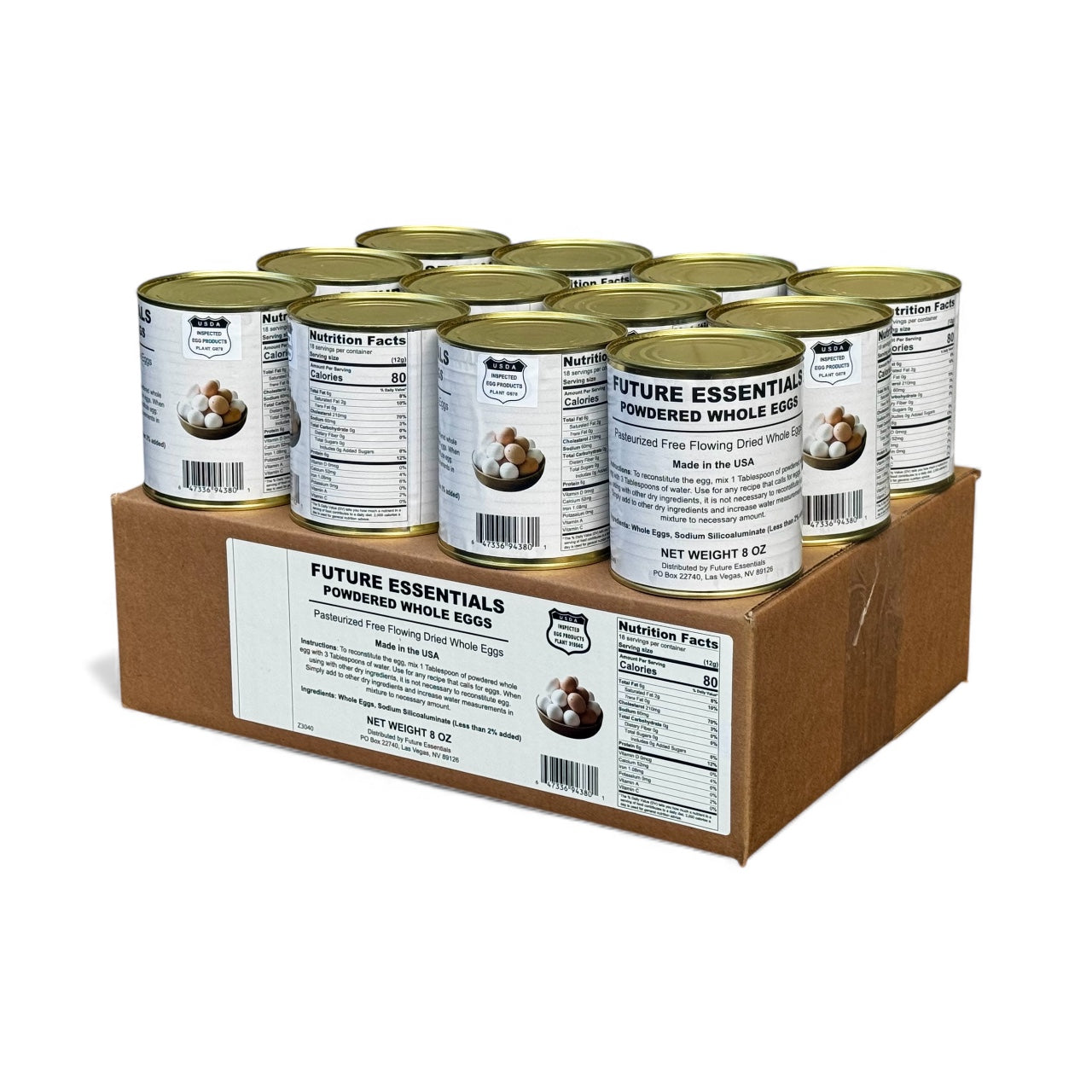 Future Essentials Powdered Whole Eggs (8 oz can)