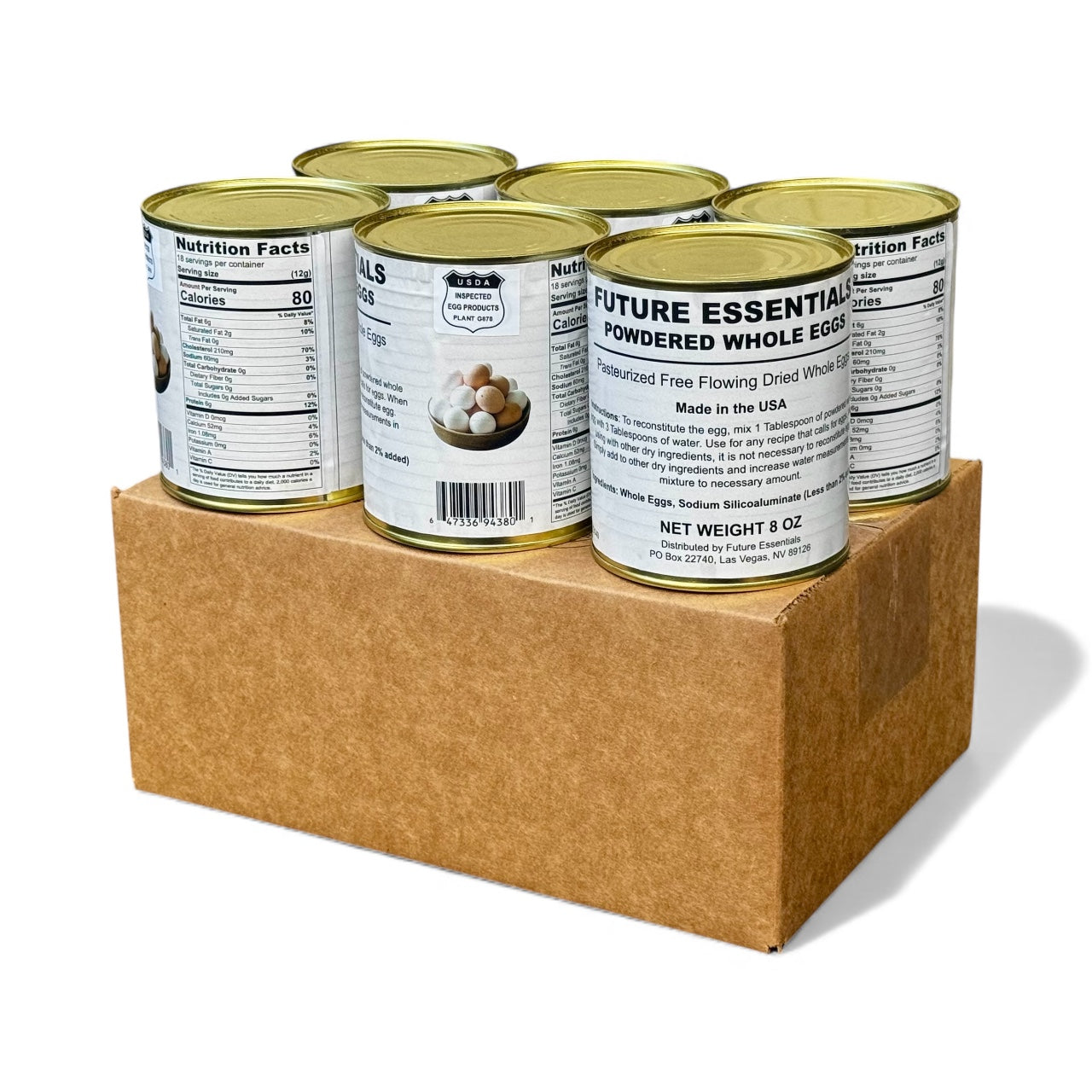 Future Essentials Powdered Whole Eggs (8 oz can)