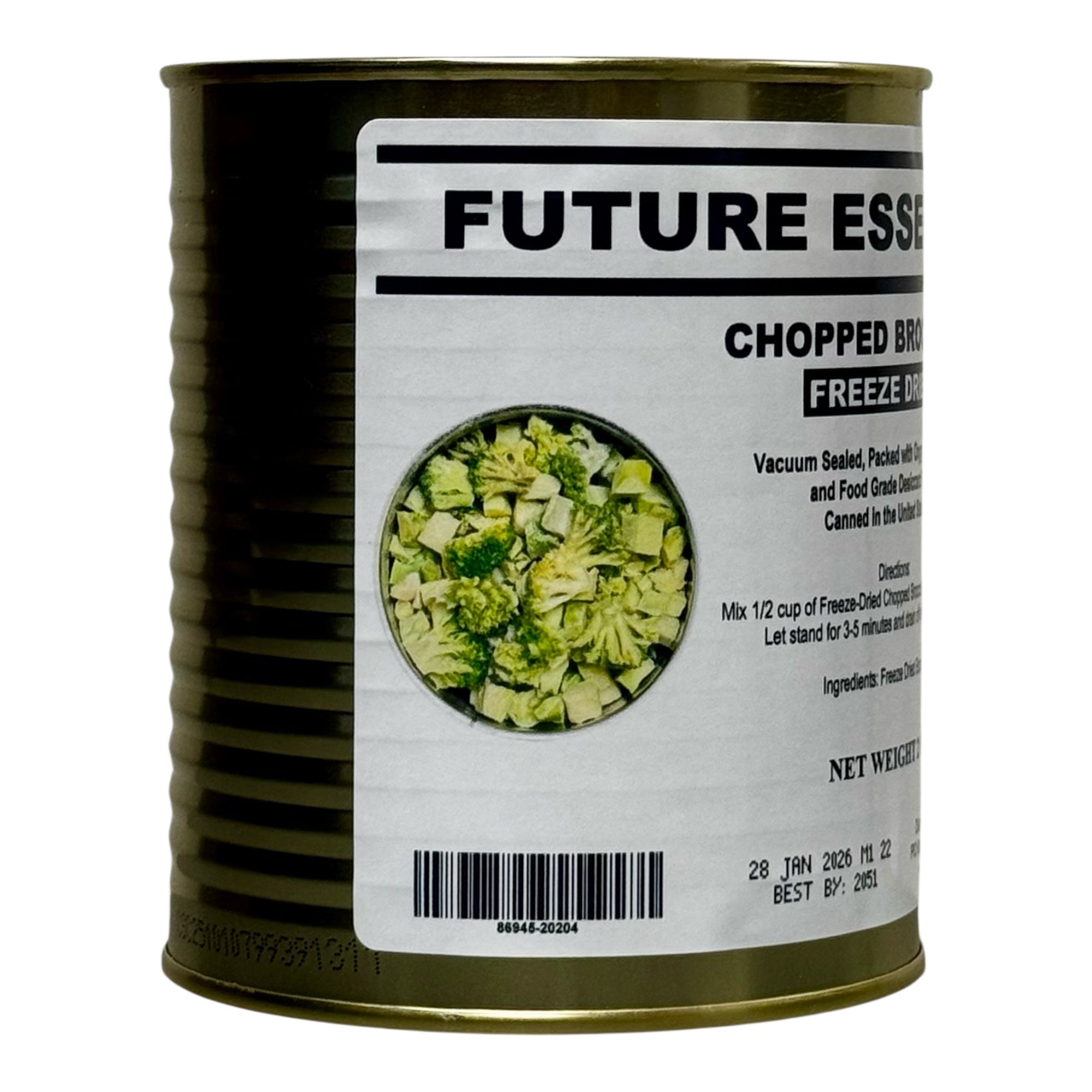 Future Essentials Freeze Dried Chopped Broccoli