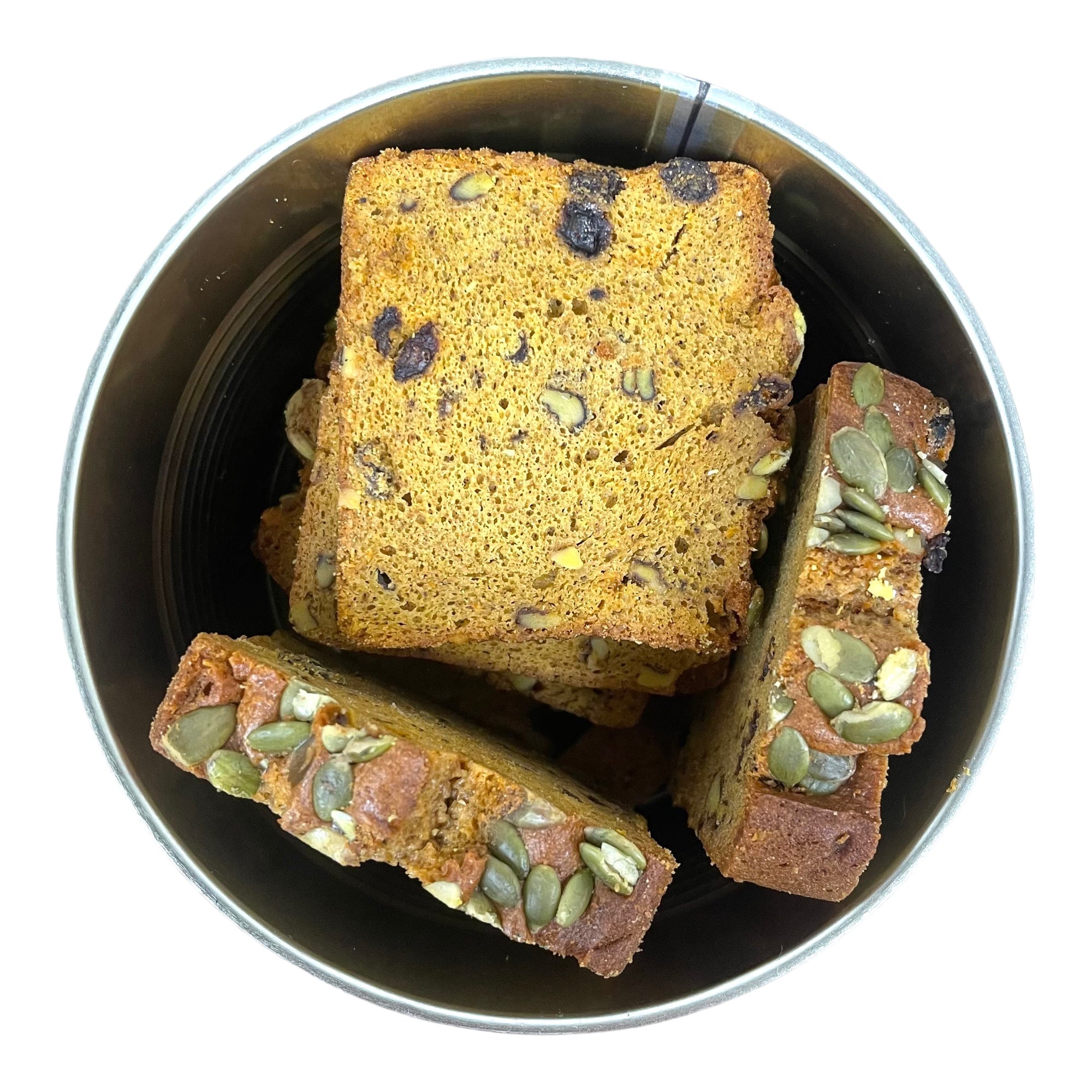 Military Surplus Freeze Dried Pumpkin Pound Cakes