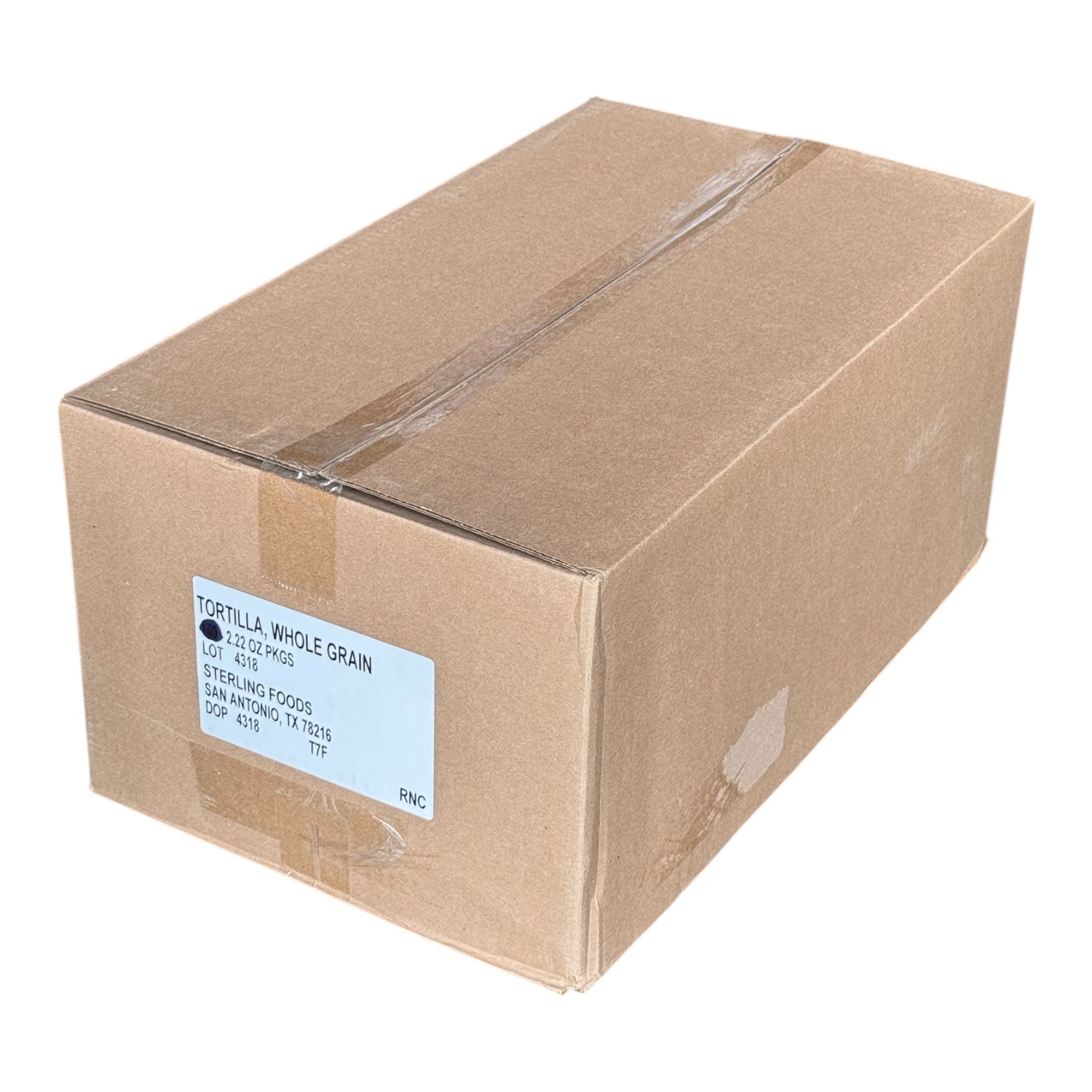 BULK MRE Bread - 100 packs of Whole Grain Tortillas (Trans Fat Free)