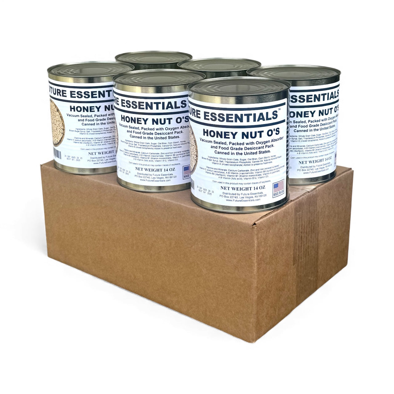 Future Essentials Honey Nut O's Cereal, #10 Can