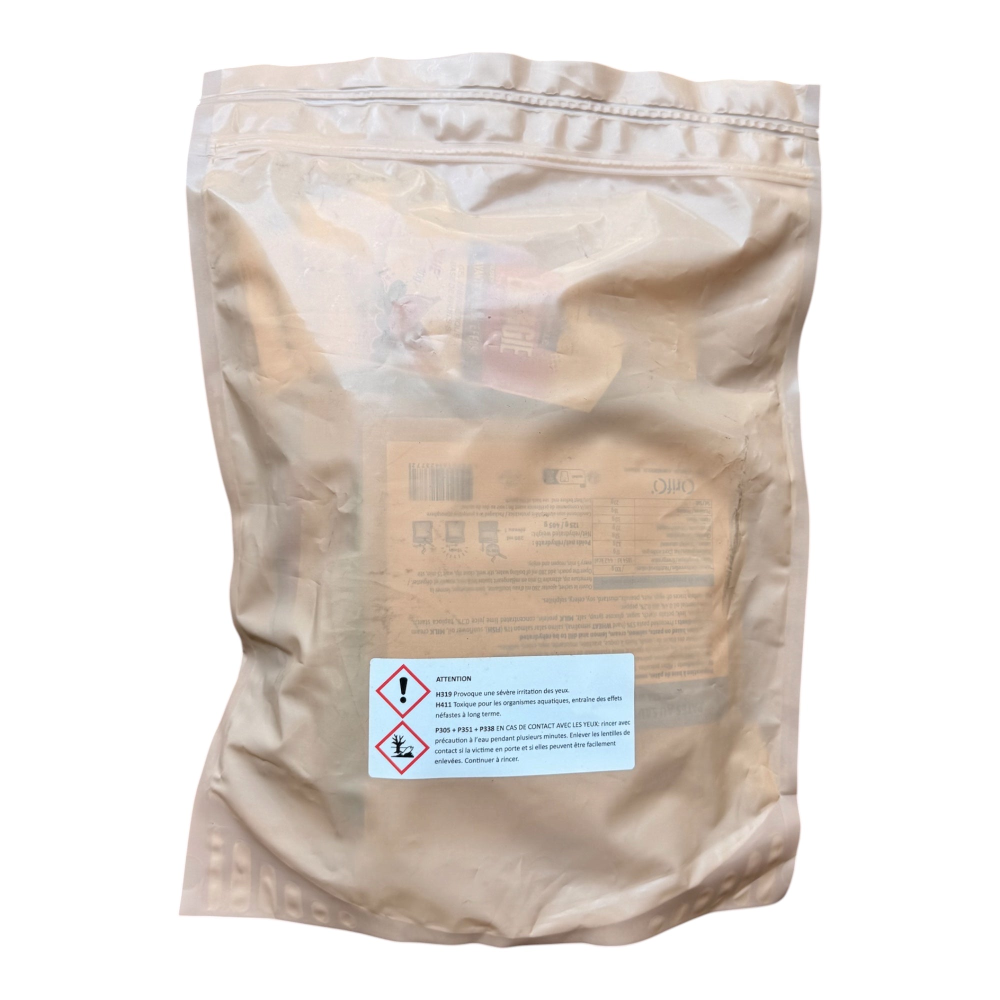 French Armed Forces 24-HOUR Cold Climate Ration Pack (RIL) – Freeze Dried French MRE (Brown Waterproof Bag)