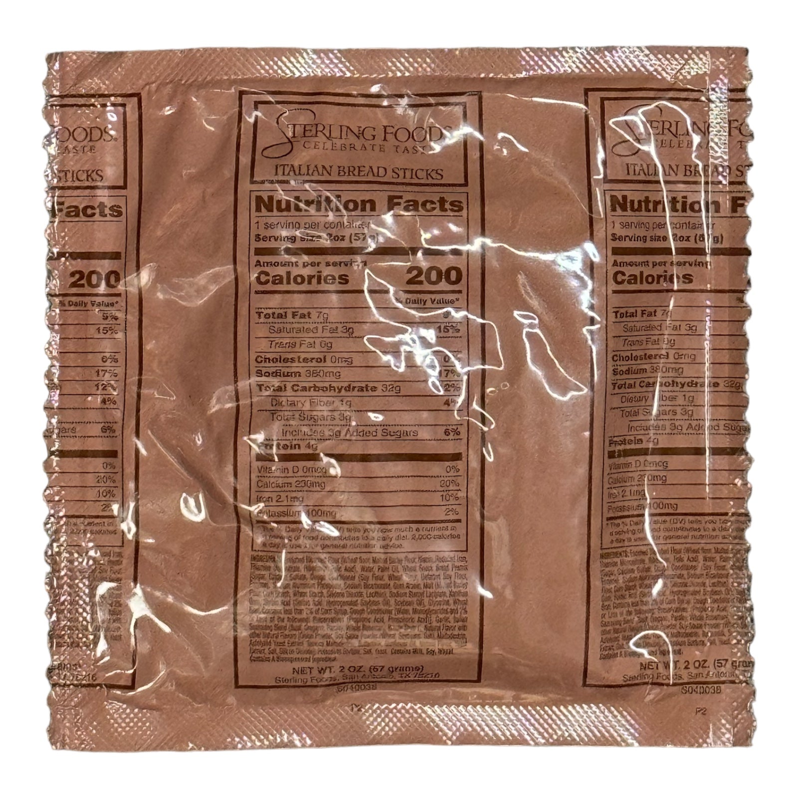 MRE Bread - Italian Breadsticks (Trans Fat Free)