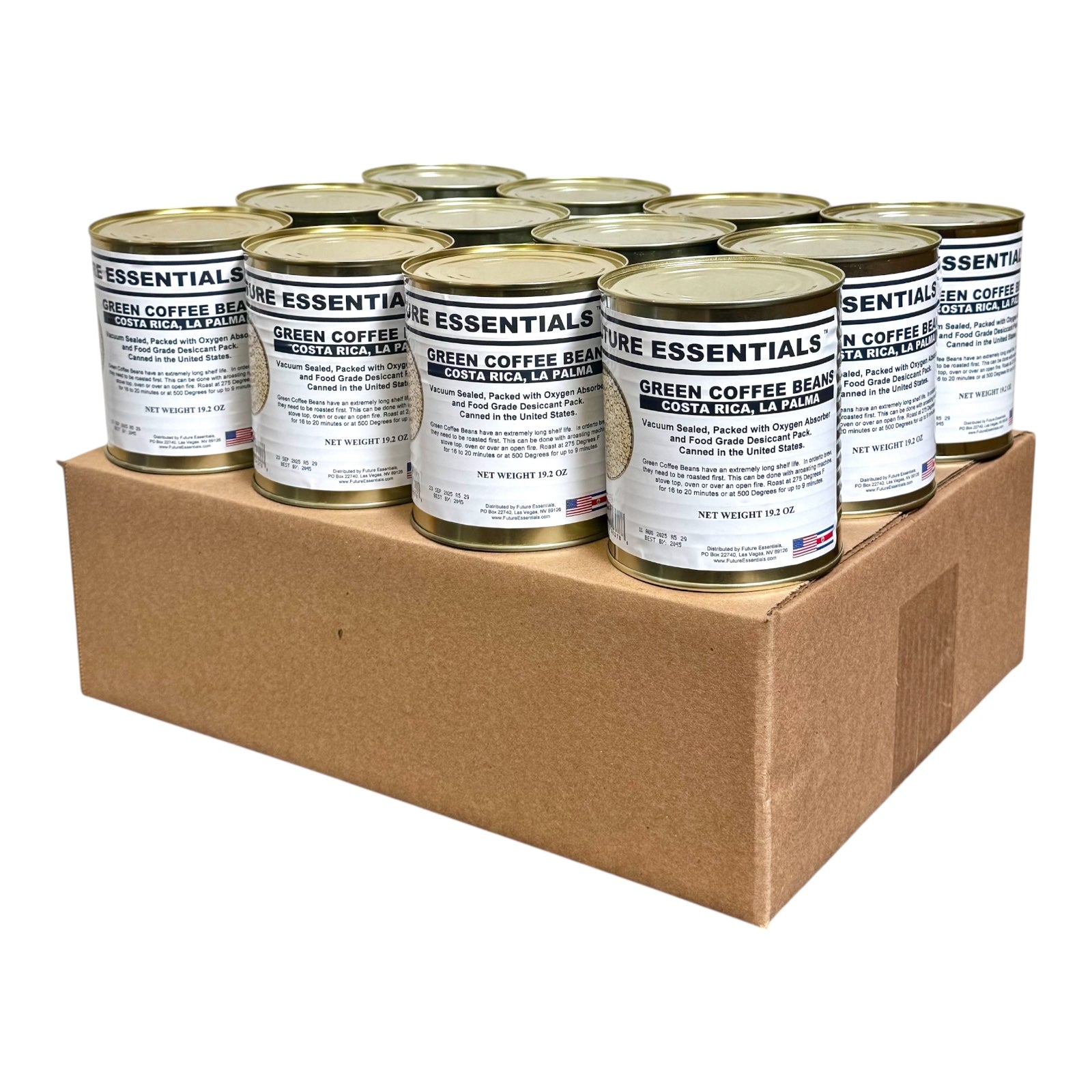 Future Essentials Canned Costa Rican La Palma Green Coffee Beans