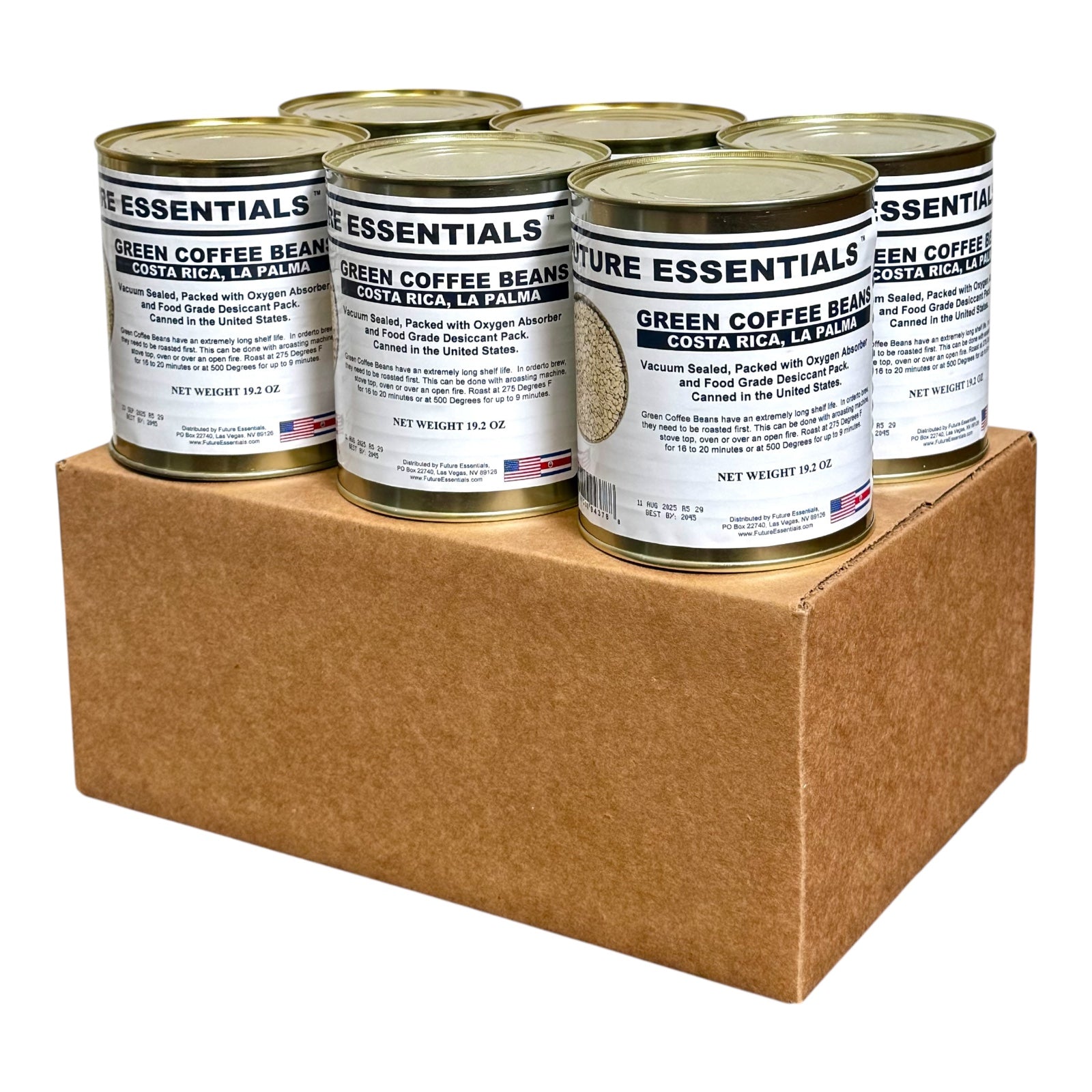 Future Essentials Canned Costa Rican La Palma Green Coffee Beans