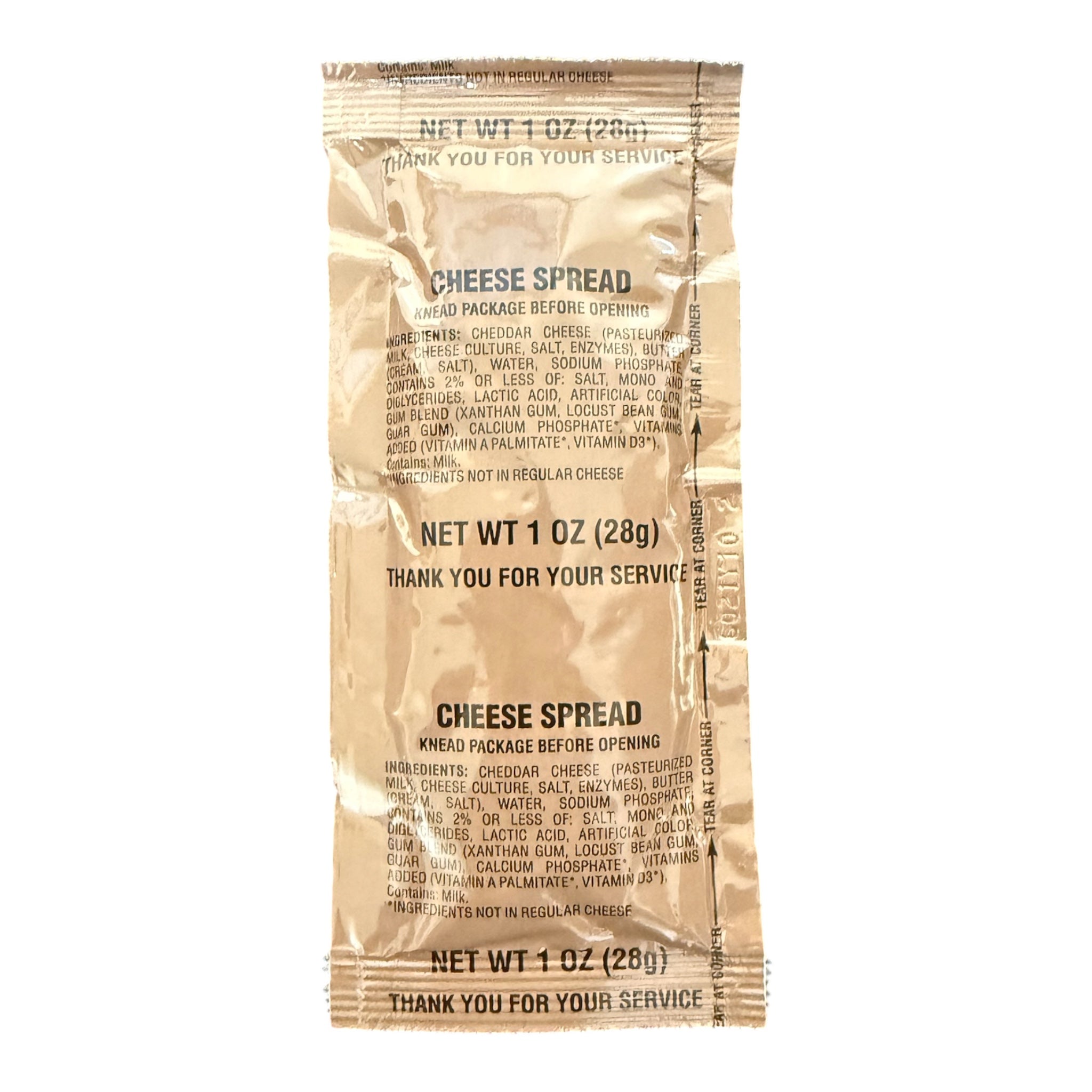 MRE Snack - Cheddar Cheese Spread (Trans Fat Free)