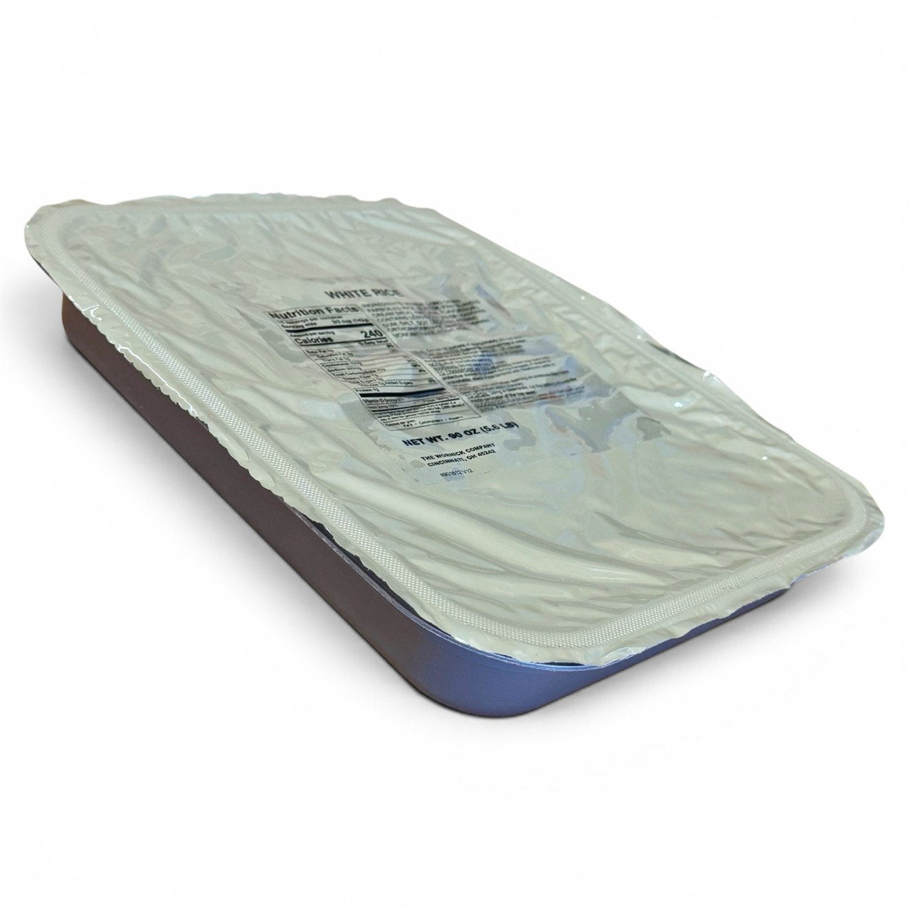 Military MRE Tray Pack, White Rice, Ready to Eat (UGR Component)