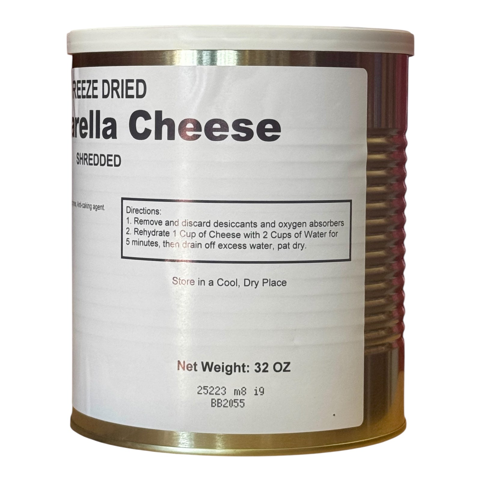 Military Surplus Freeze Dried Mozzarella Cheese