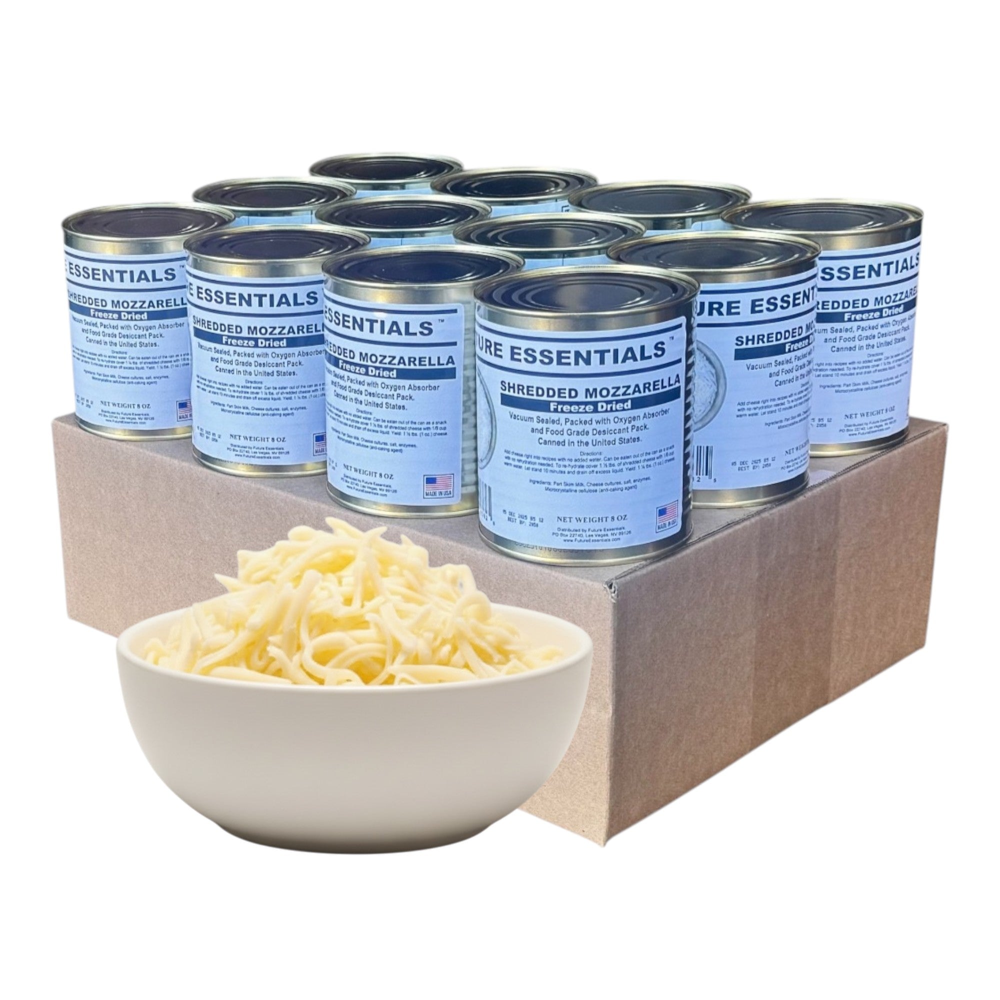 Future Essentials Freeze Dried Shredded Mozzarella Cheese