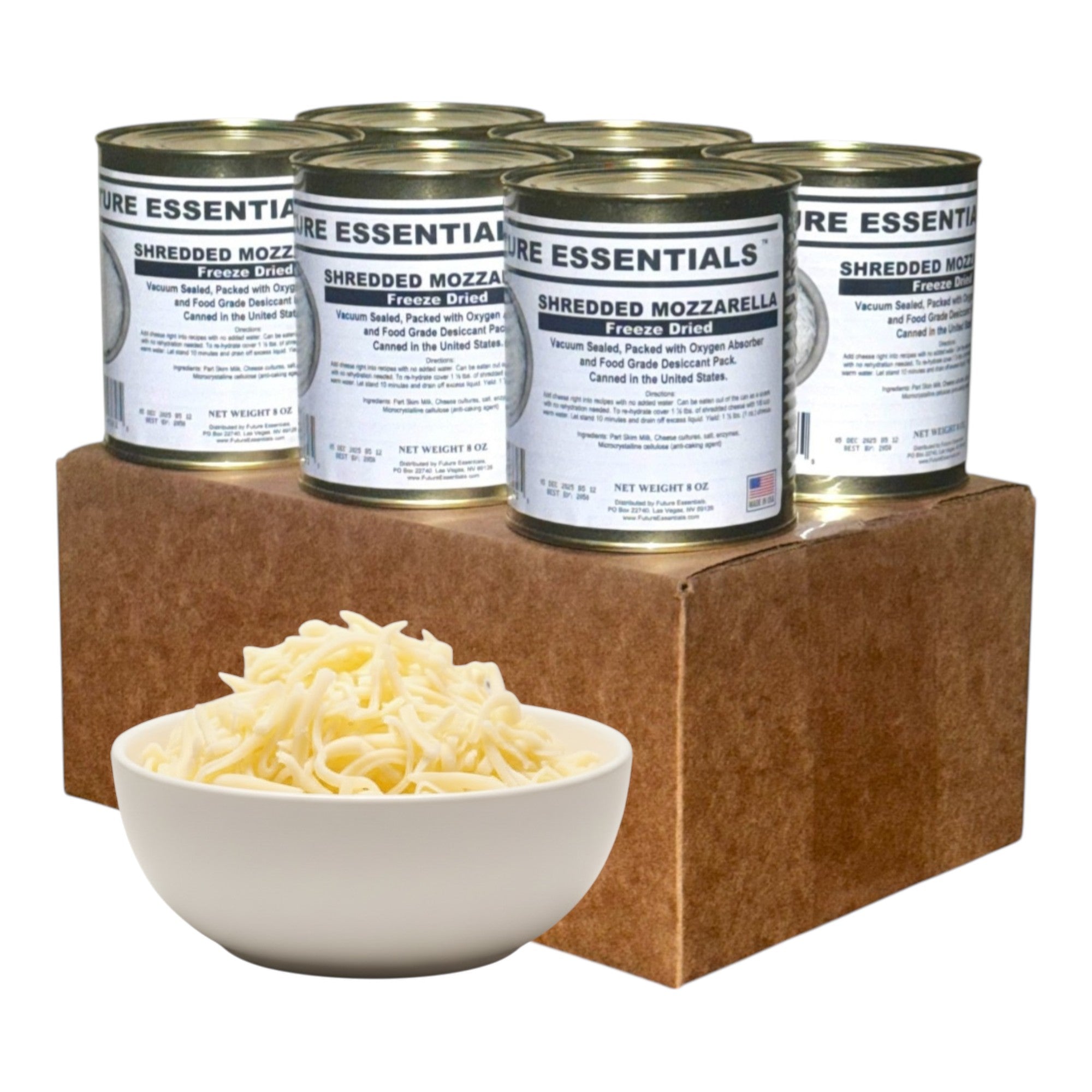 Future Essentials Freeze Dried Shredded Mozzarella Cheese