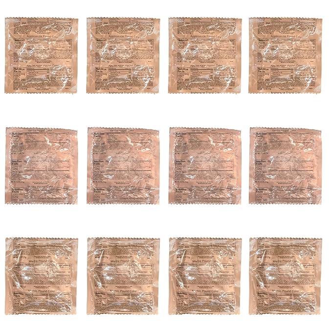 MRE Dessert - Pound Cake Combo 12-Pack (Trans Fat Free)