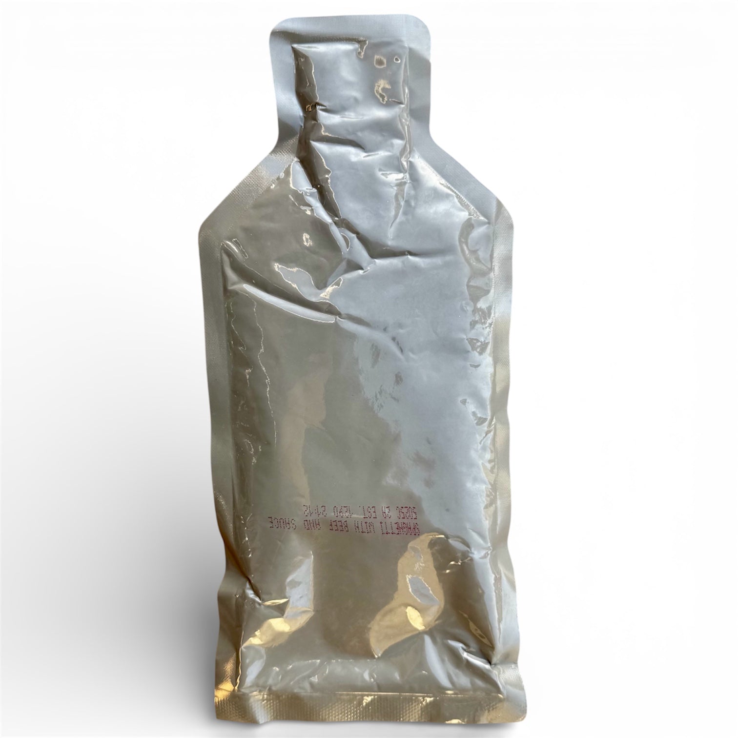 MRE Entree - Spaghetti with Beef and Sauce Canteen-Style Retort Pouch (2025 Production)