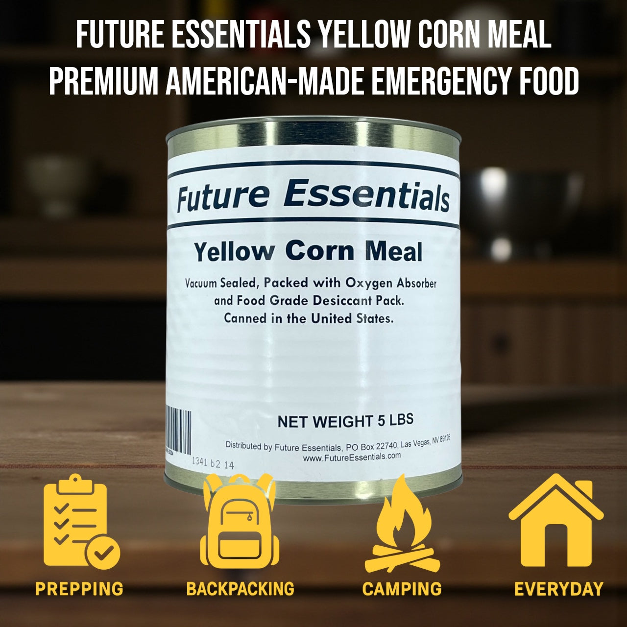 Future Essentials Yellow Corn Meal #10 Can