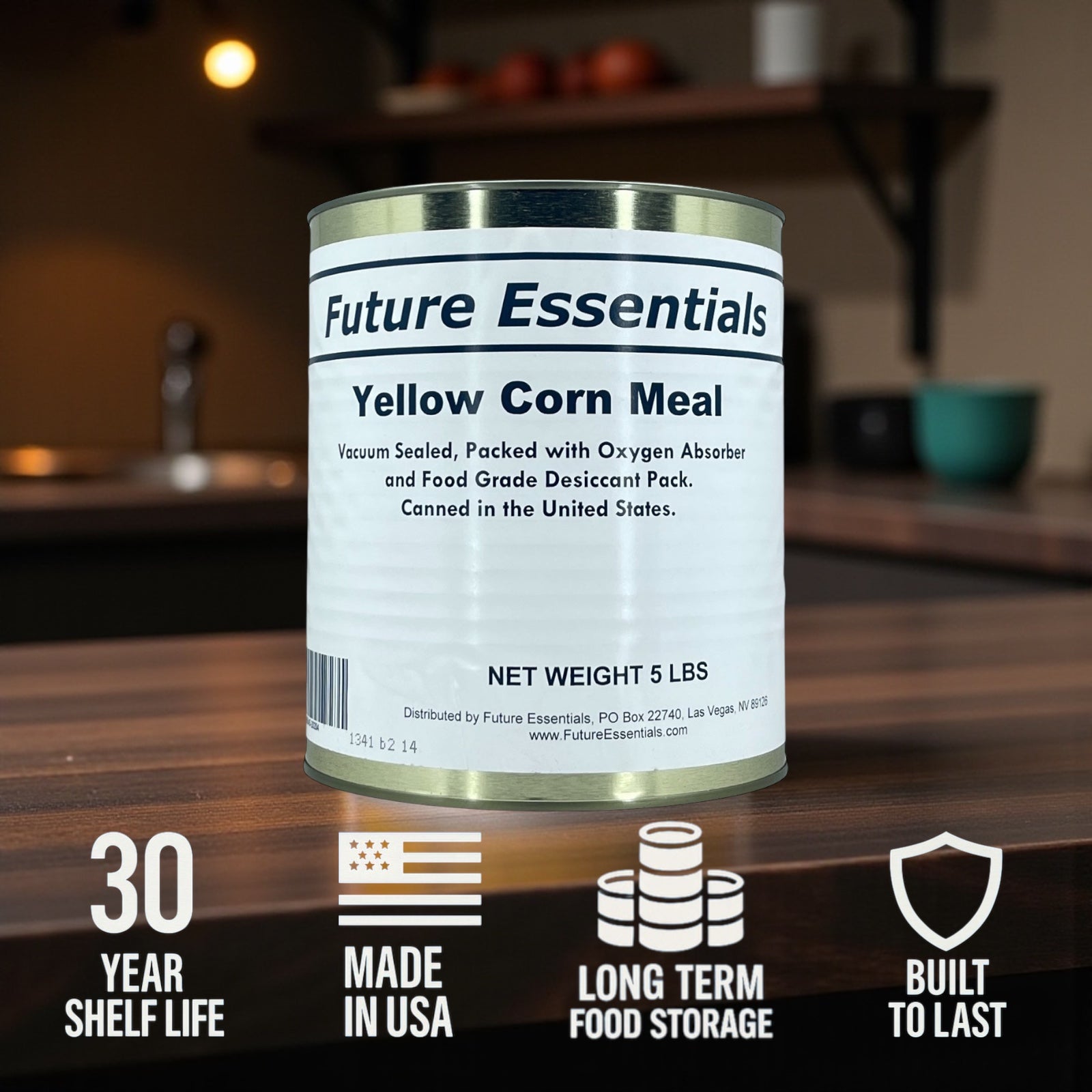 Future Essentials Yellow Corn Meal #10 Can
