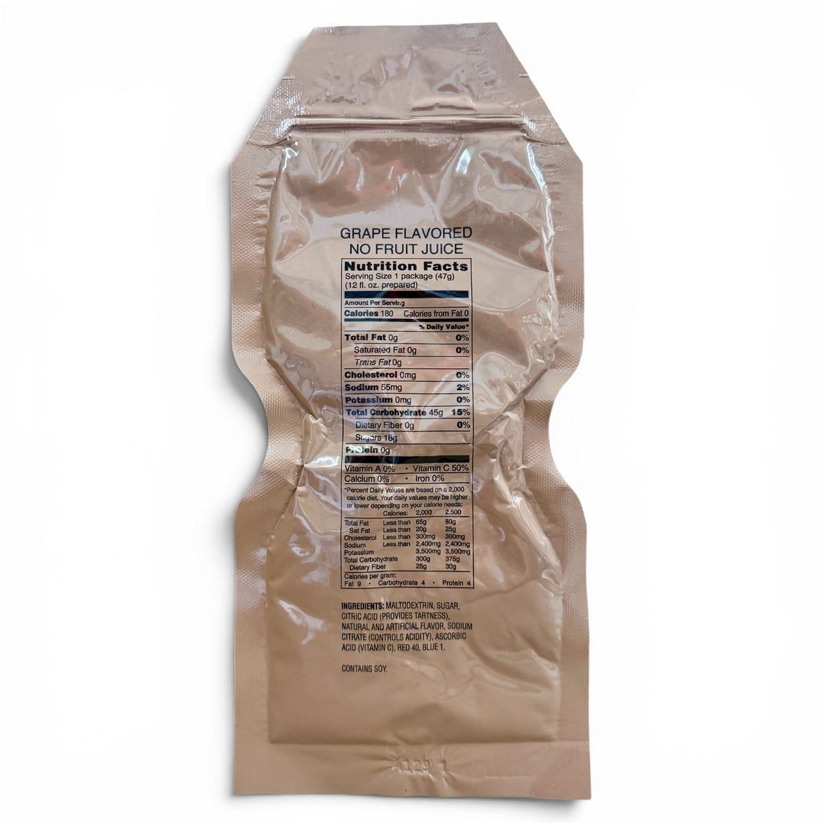 MRE Drink - Beverage Base Powder Grape (No Fruit Juice)