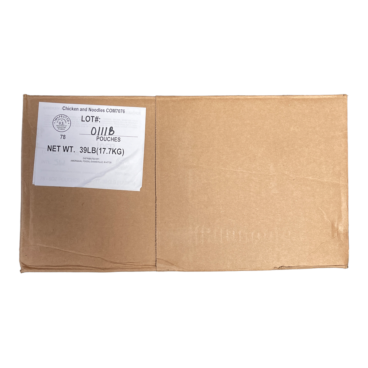 BULK MRE Entree - 72 packs of Chicken Noodle with Vegetables