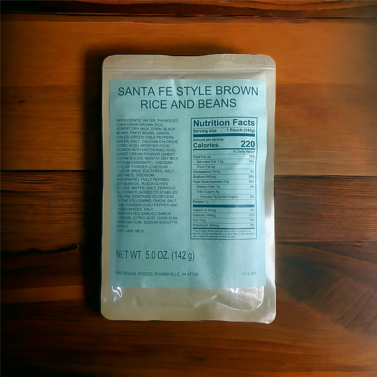 MRE Side Dish - Santa Fe Rice and Beans