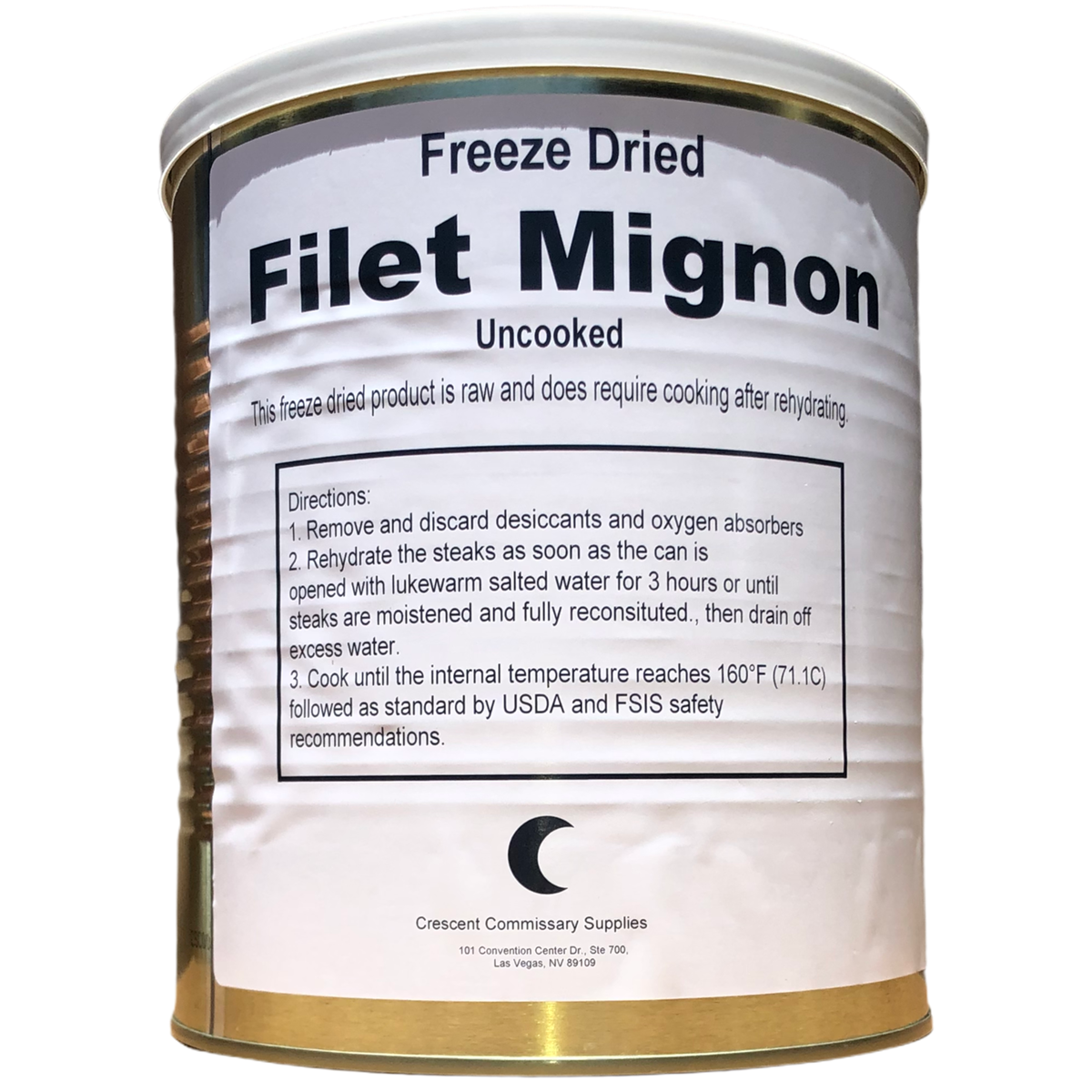 Freeze Dried Filet Mignon Steaks