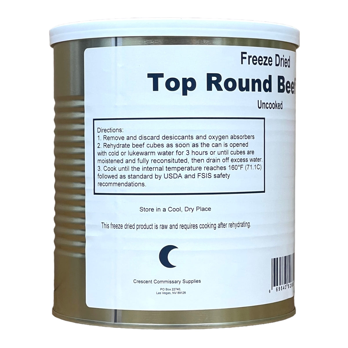 Military Surplus Freeze Dried Top Round Beef Cubes