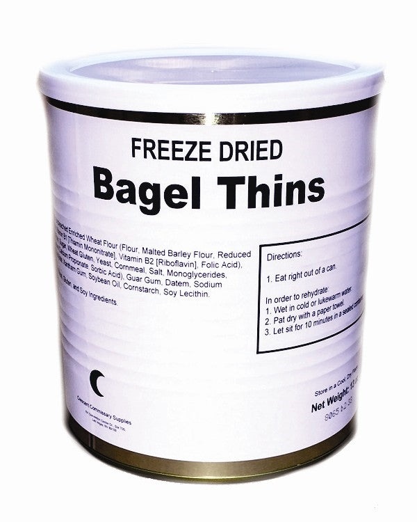 Freeze Dried Military Surplus Bagel Thins