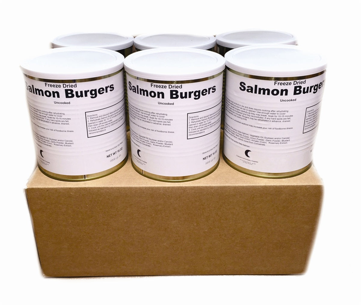 Military Surplus Freeze Dried Salmon Burgers