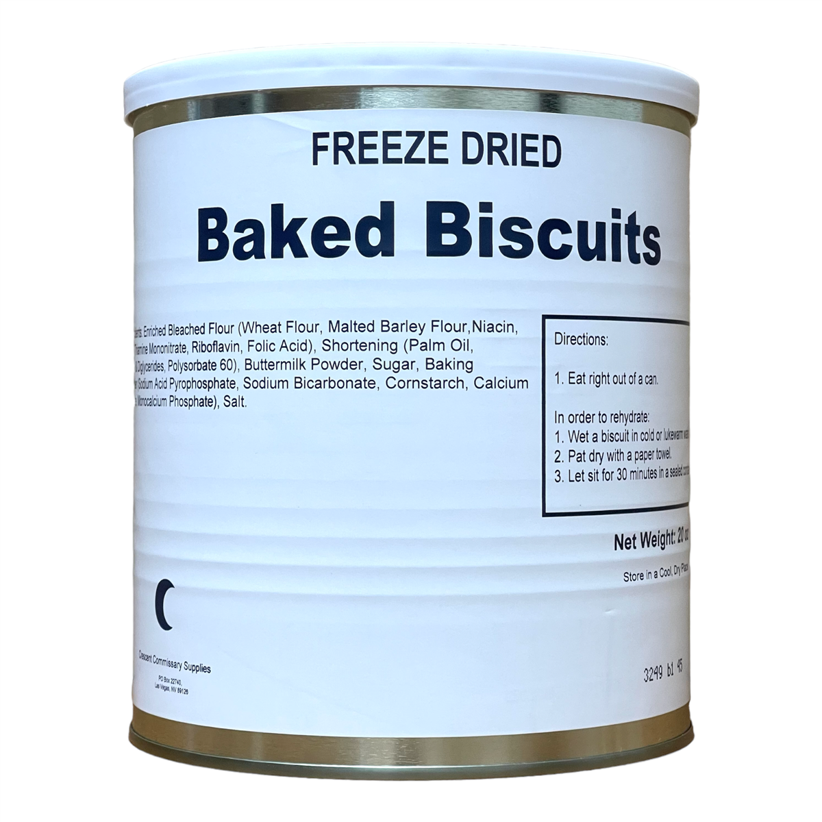 Freeze Dried Baked Biscuits