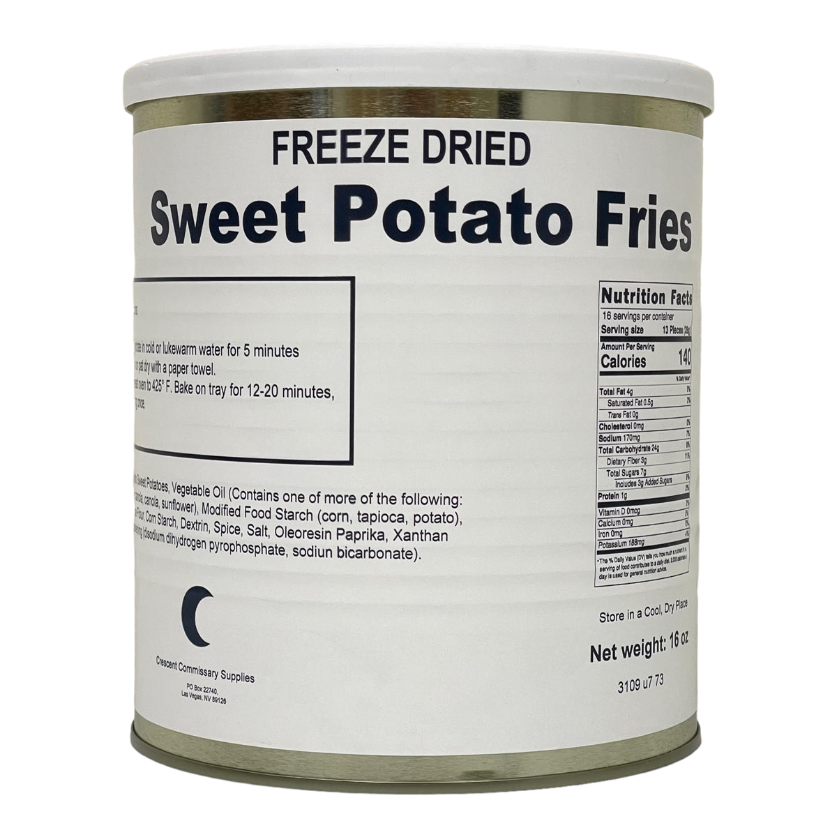 Freeze Dried Military Surplus Sweet Potato Fries