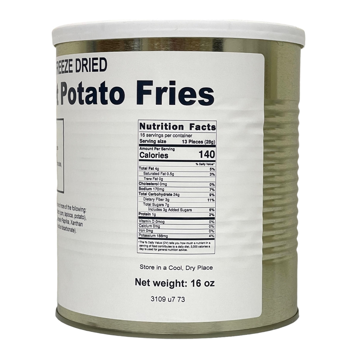 Freeze Dried Military Surplus Sweet Potato Fries