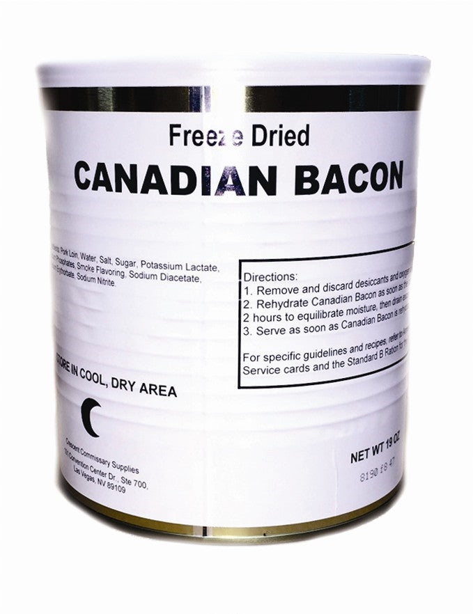 Military Surplus Freeze Dried Canadian Bacon