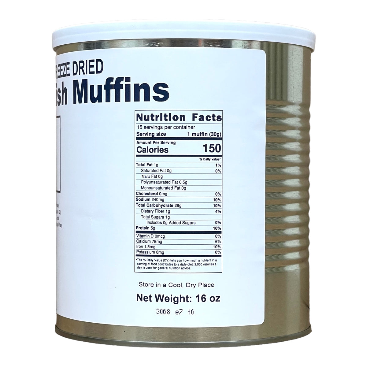 Military Surplus Freeze Dried English Muffins