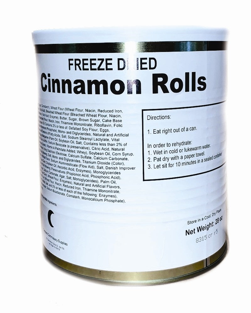 Military Surplus Freeze Dried Cinnamon Rolls