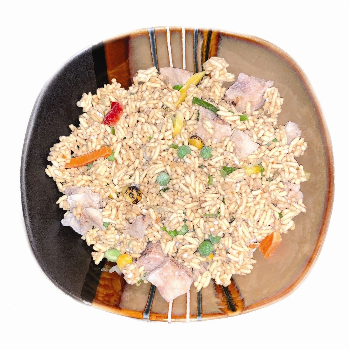 Military Surplus Freeze Dried Japanese Style Chicken with Fried Rice and Vegetables