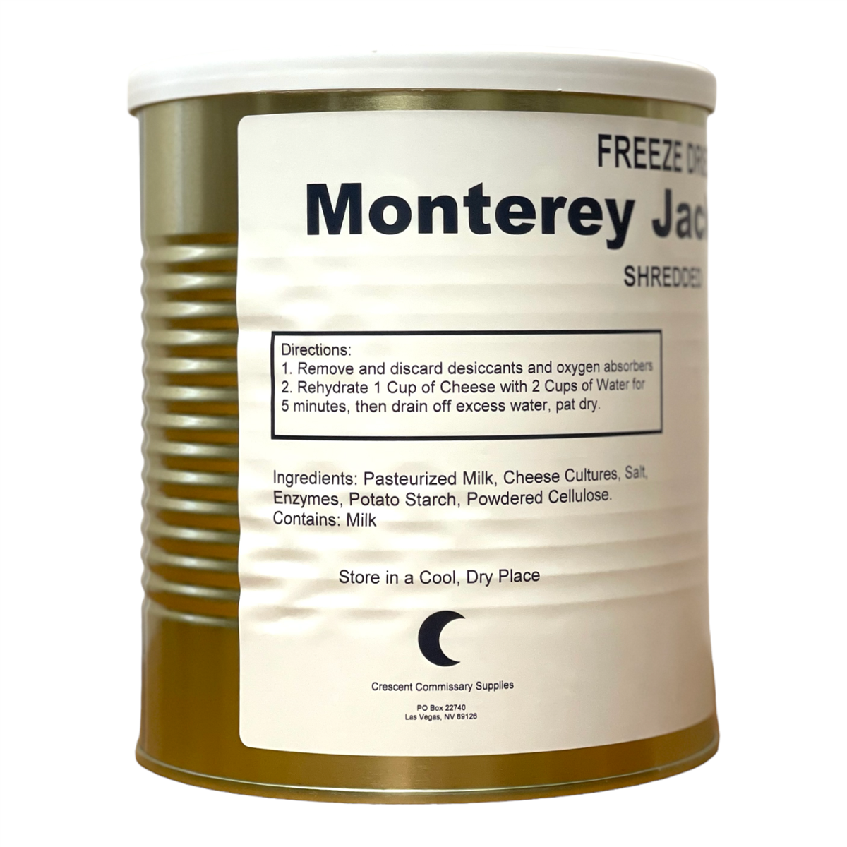 Military Surplus Freeze Dried Monterey Jack Cheese