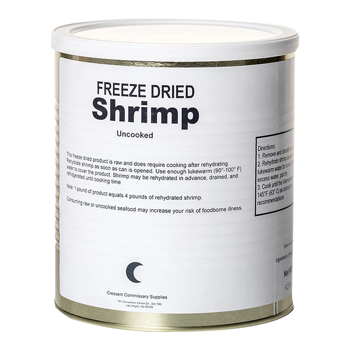 Freeze Dried Uncooked Peeled Shrimp