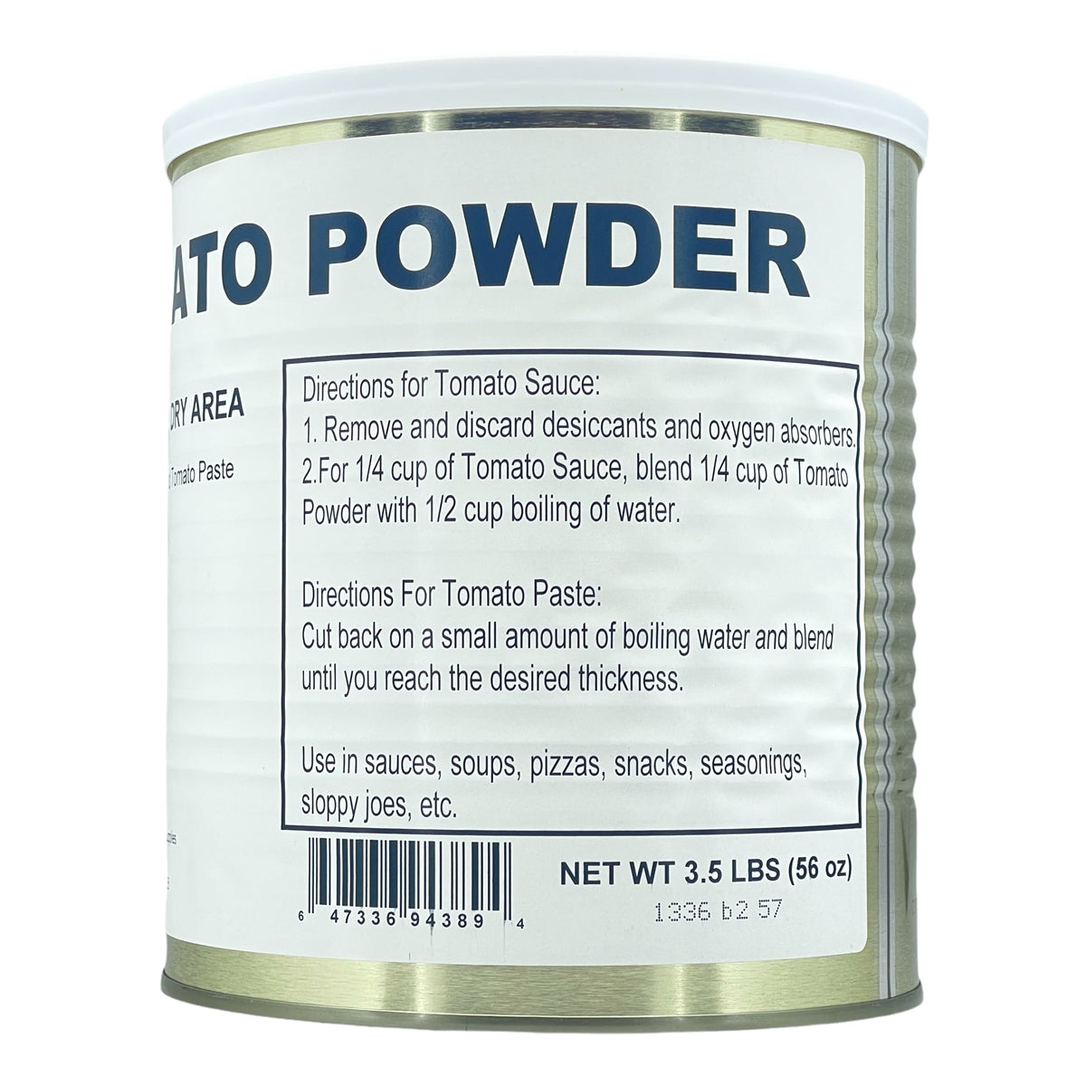 Military Surplus Dehydrated Tomato Powder