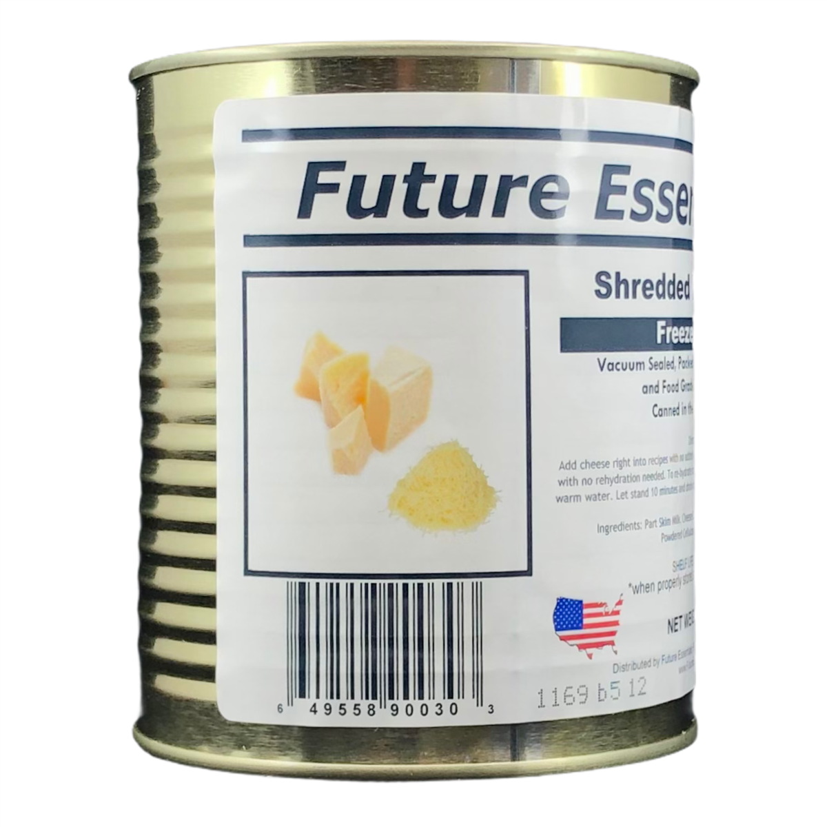 Future Essentials Freeze Dried Shredded Parmesan Cheese