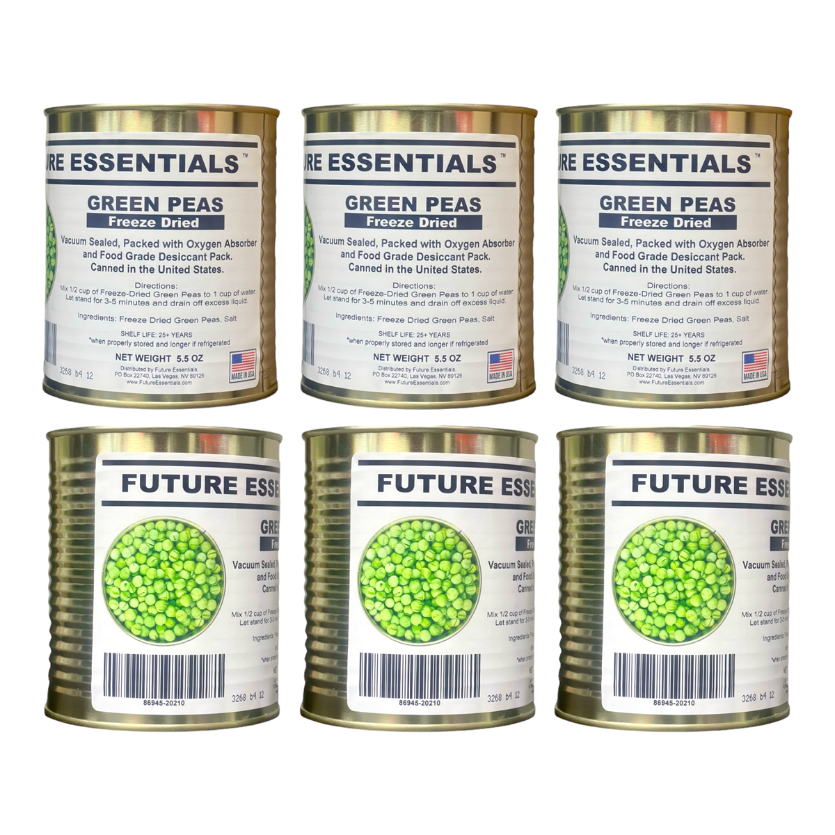 Future Essentials Freeze Dried Green Peas