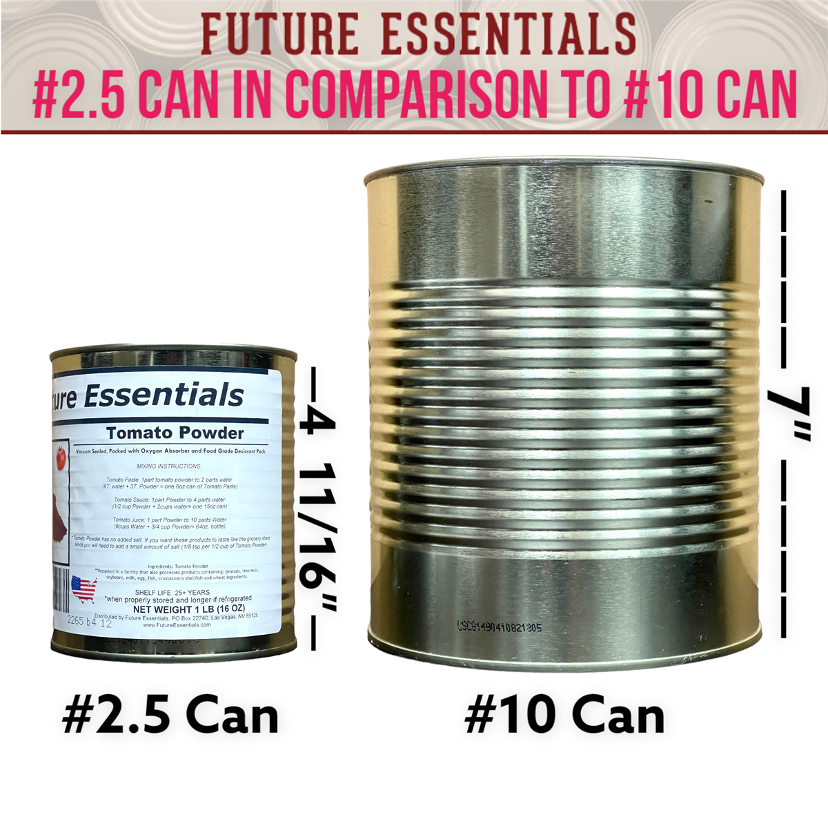 Future Essentials Canned Tomato Powder